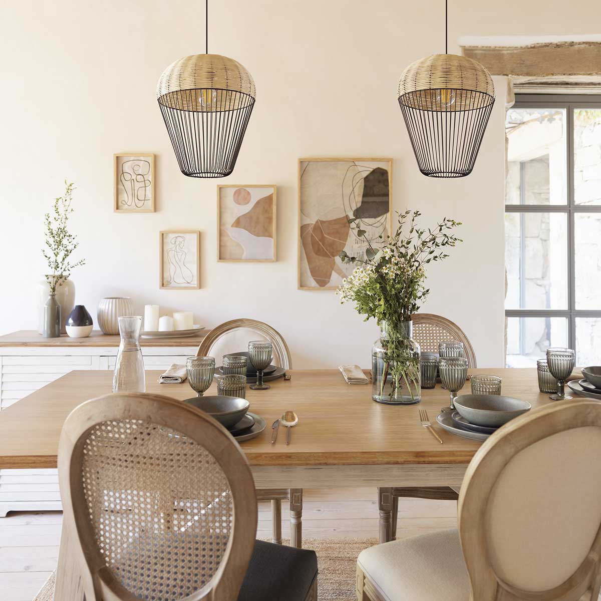 L&aacute;mpara De Techo Pvc Y Metal 30.5x35.5Cm