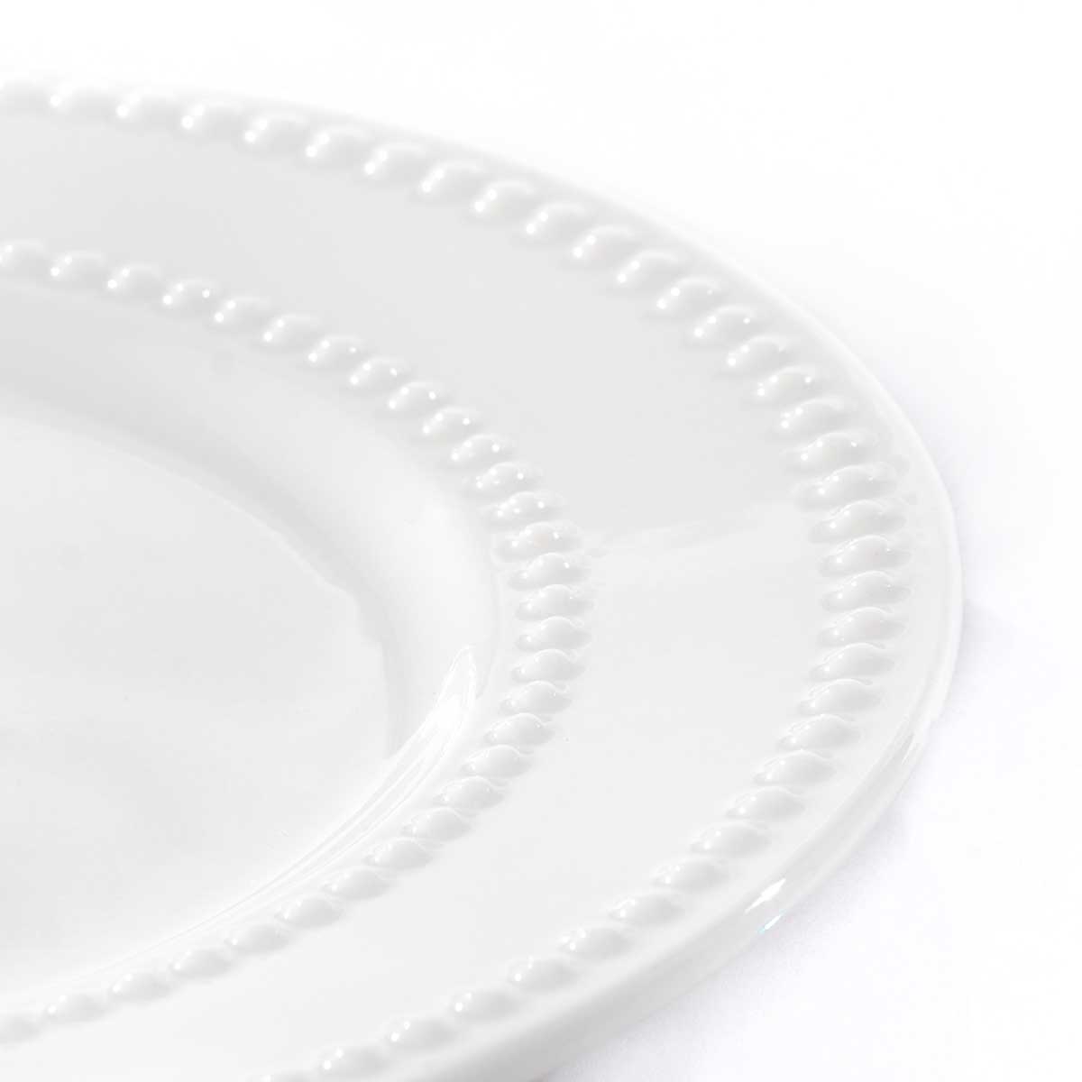 Plato de postre AMELIE blanco 20cm