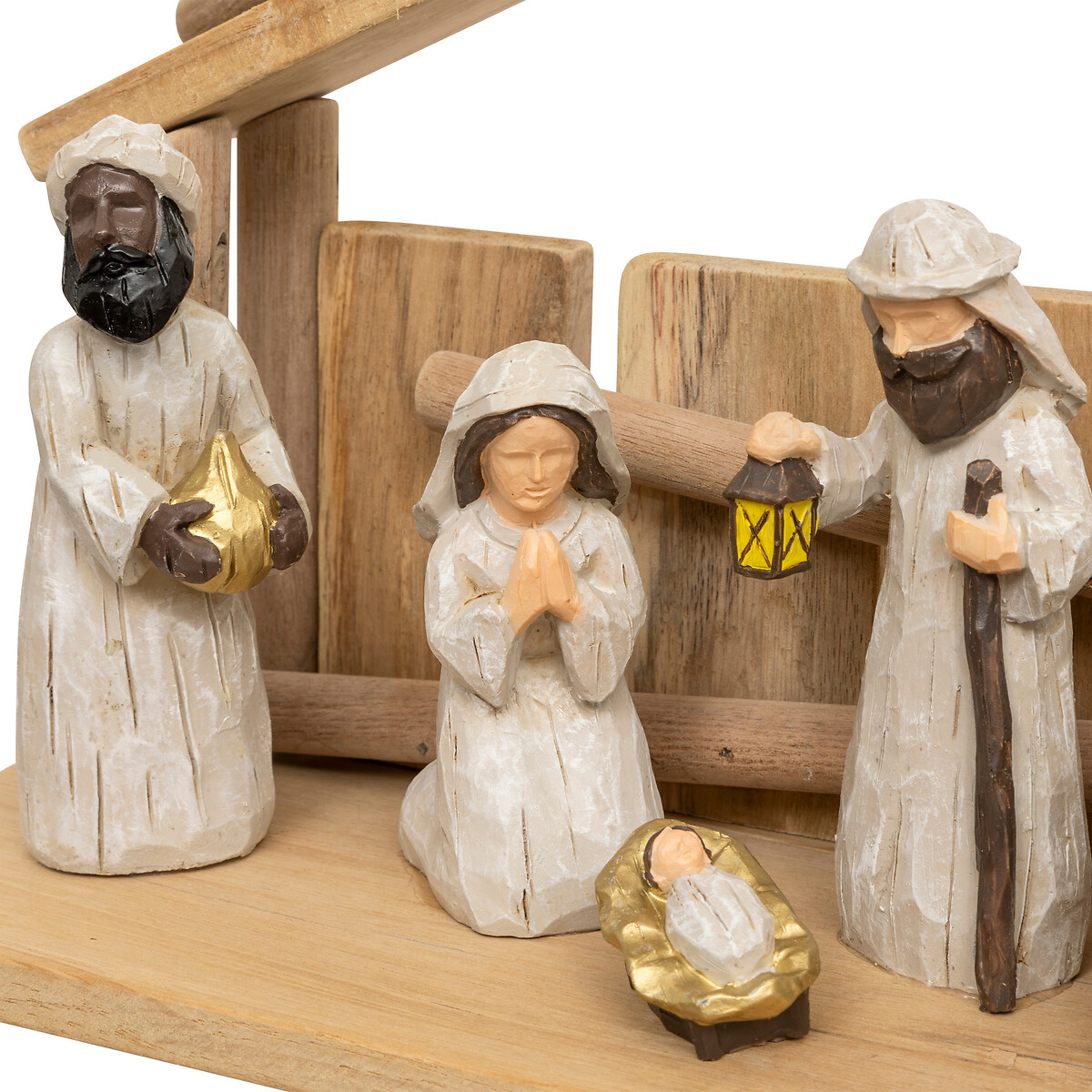 Pesebre  Con 7 Figuras 