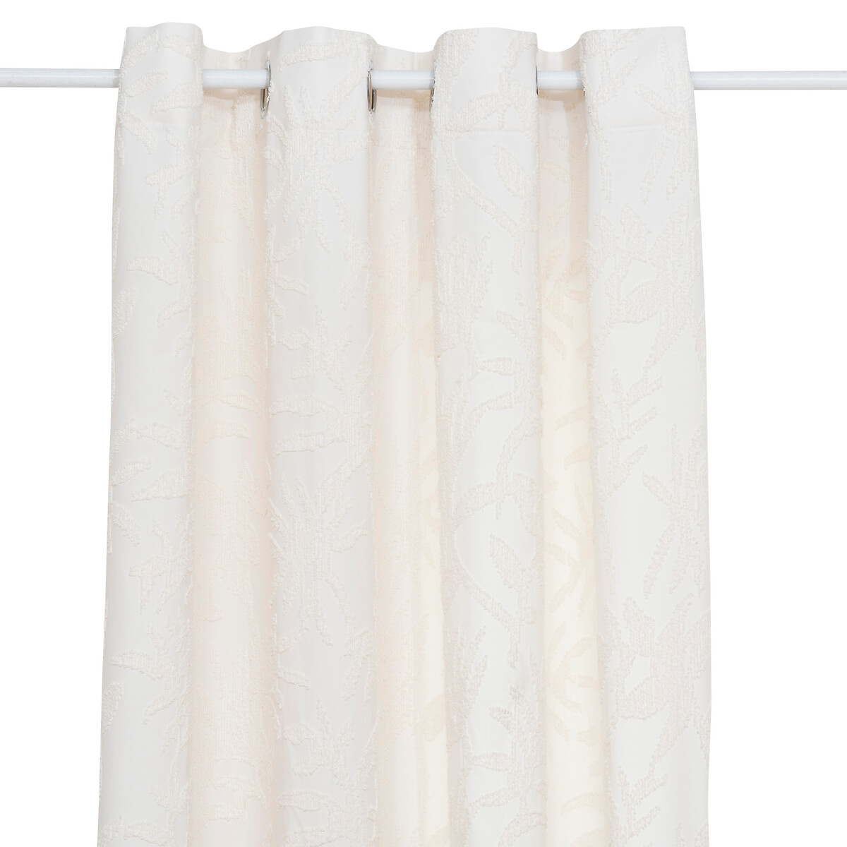 Cortina jacquard WILLOW marfil 135x260cm