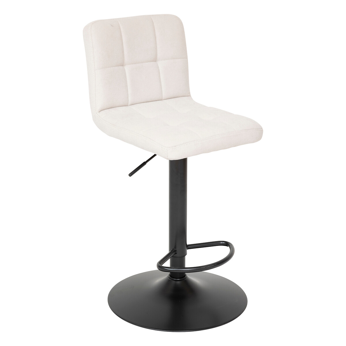 Taburete de bar DELEK ajustable beige