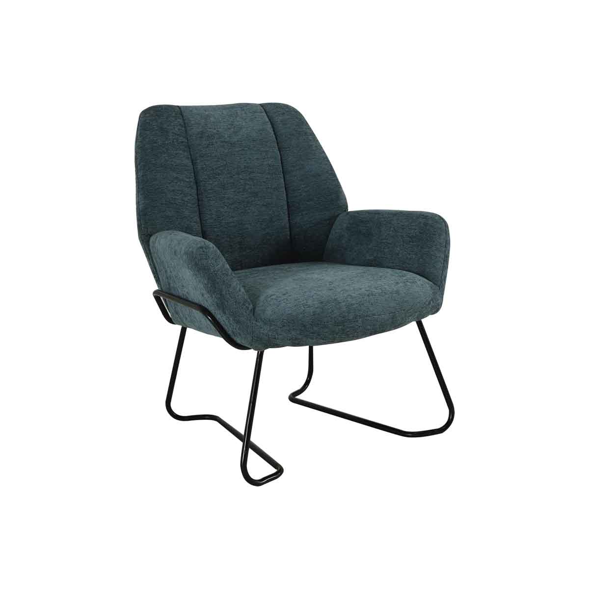 Butaca MEDINA de tejido azul