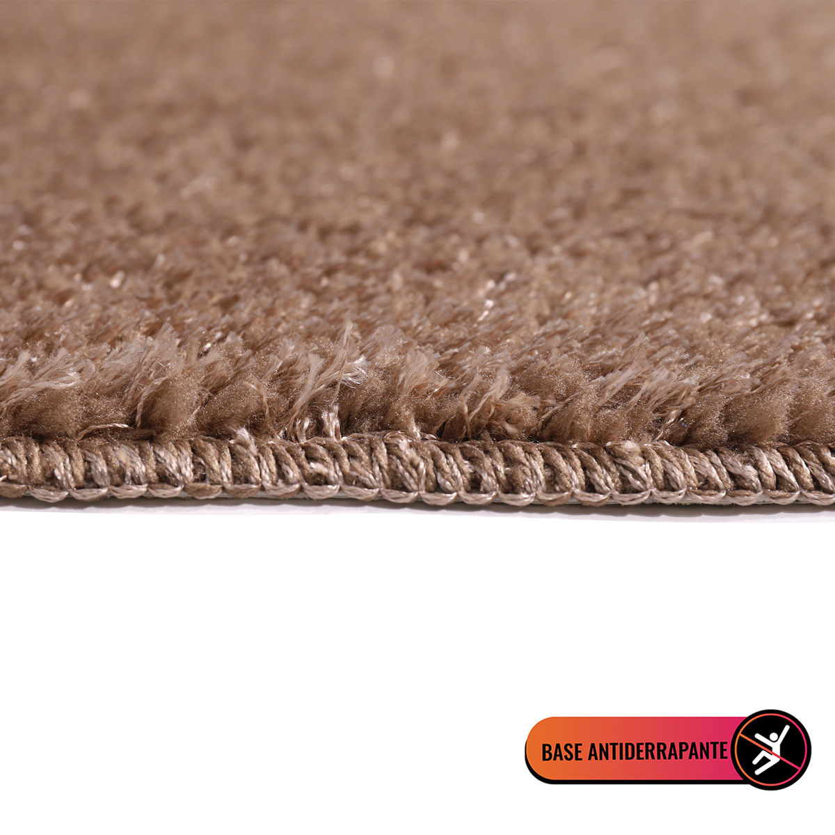 Alfombra De Ba&ntilde;o Tufting Beige 120x160Cm
