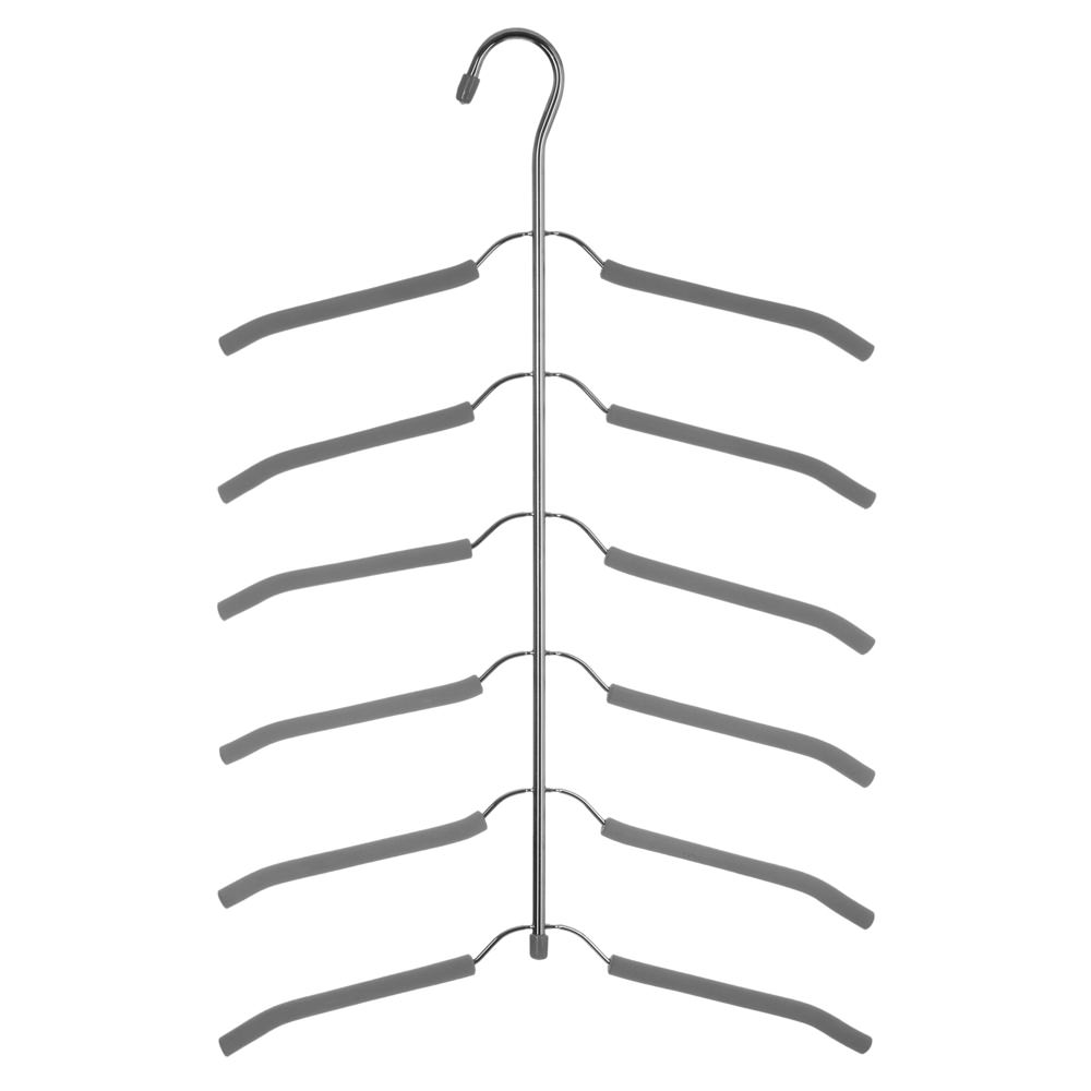 Percha Antideslizante Para 6 Camisas