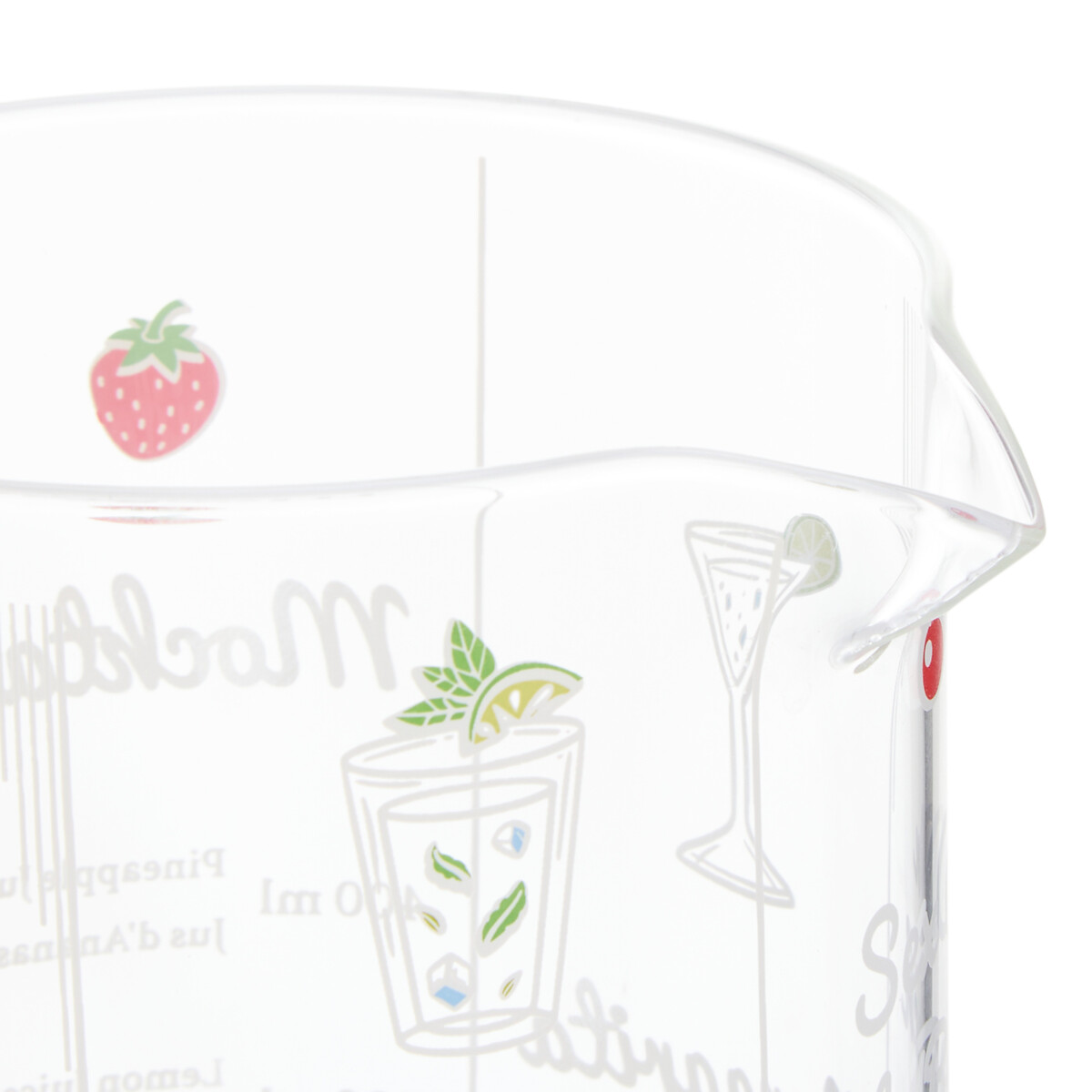 Jarra transparente de vidrio 1.5L