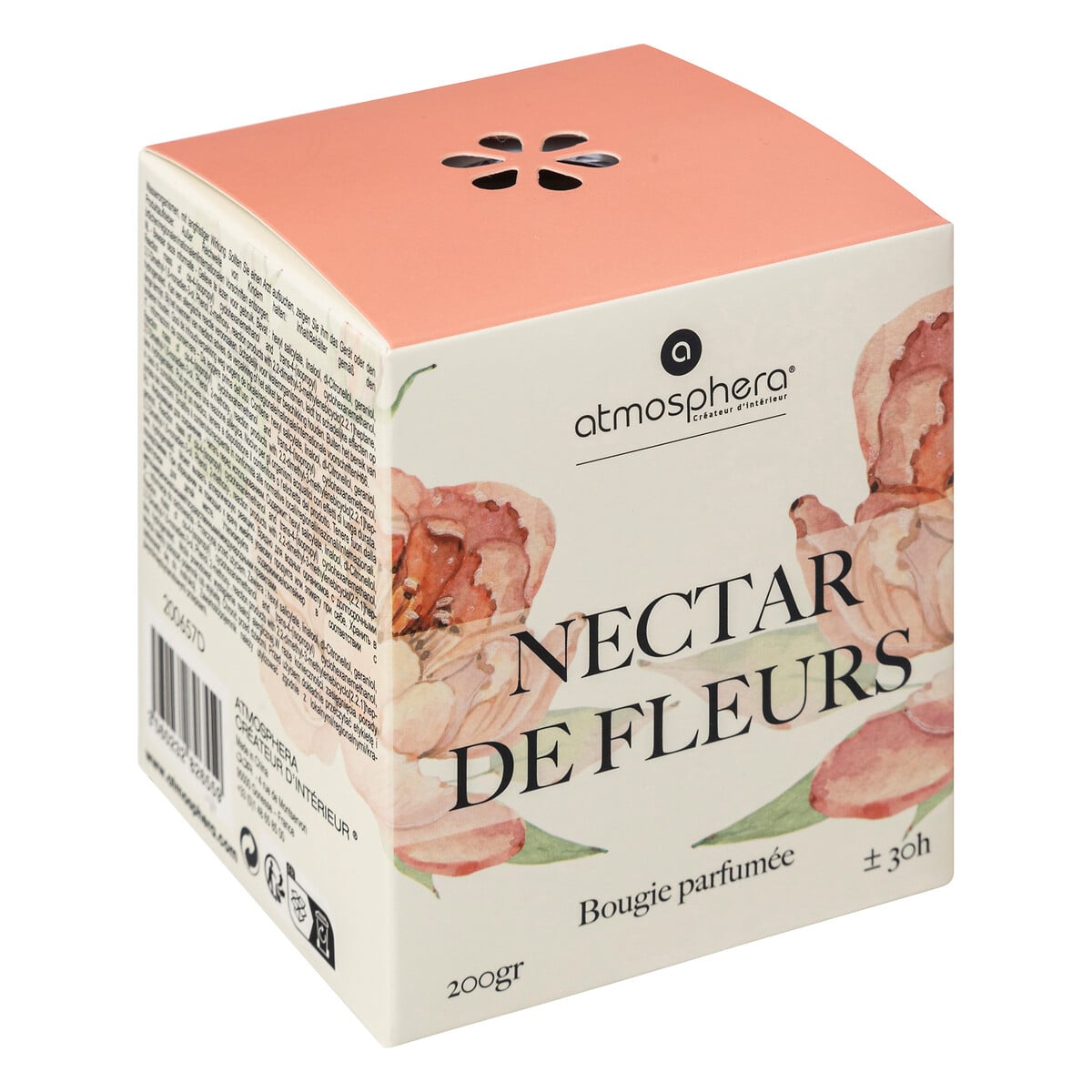 Vela Perfumada Em Frasco De Vidro 200g