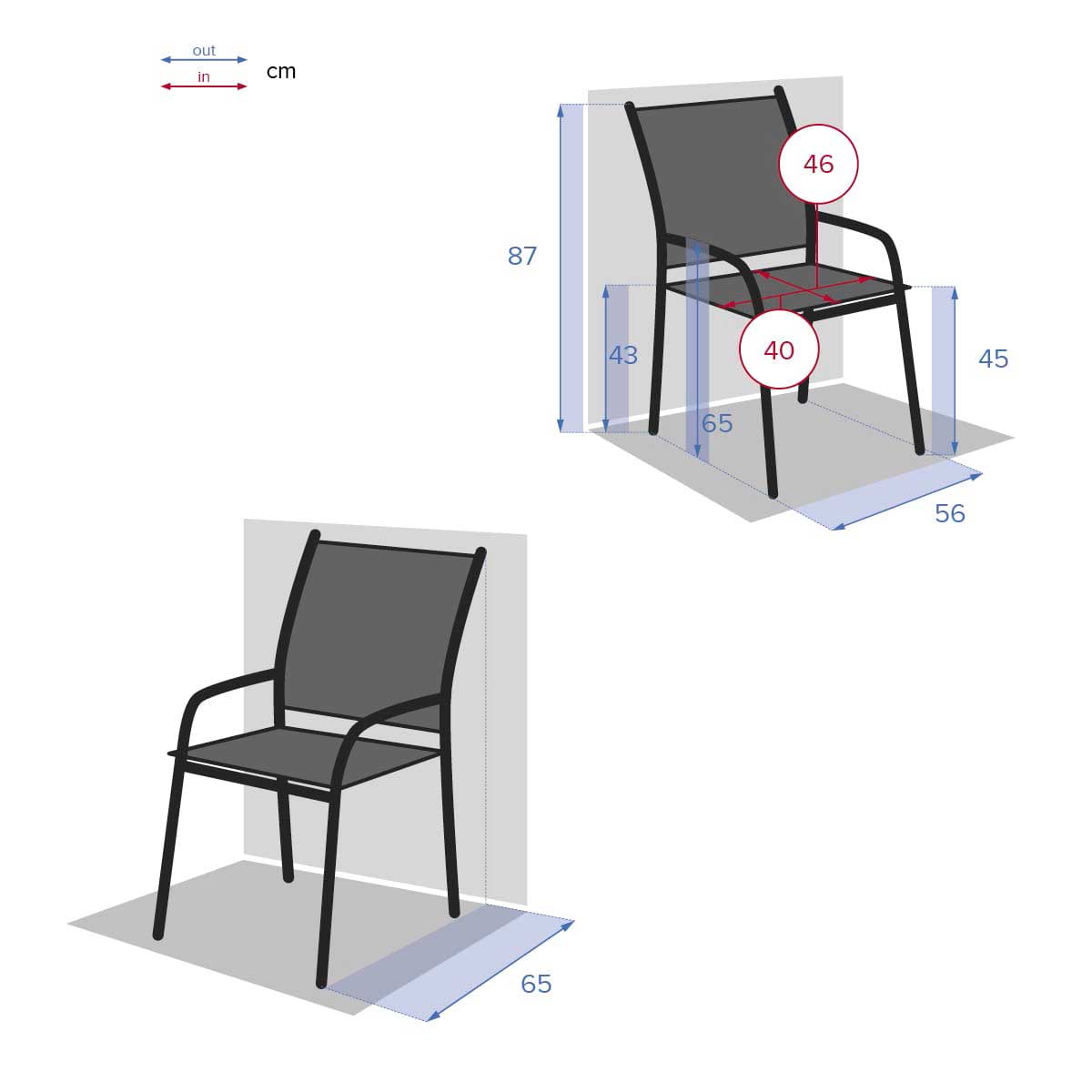 Silla con reposabrazos PIAZZA noisette/caf&eacute; 