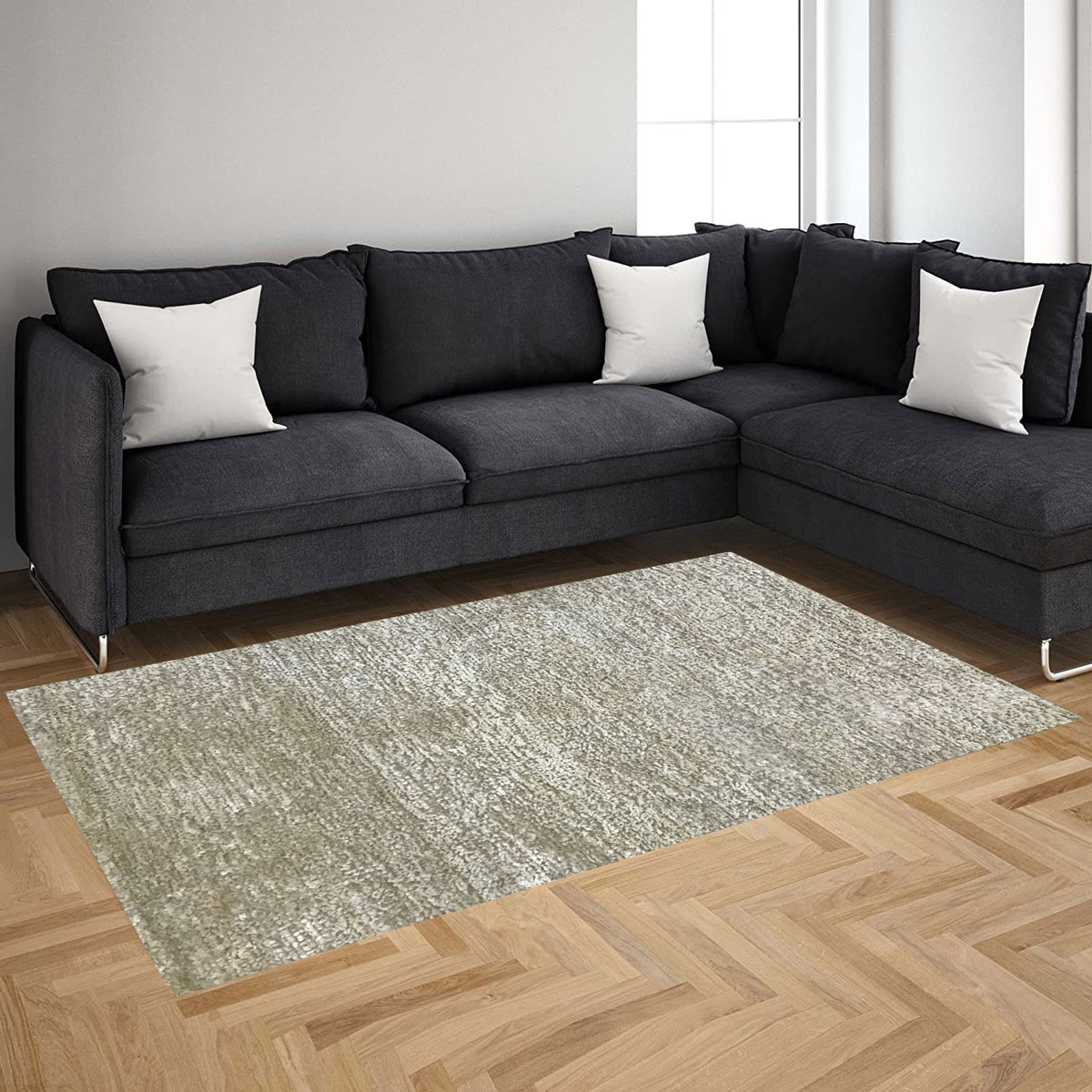 Alfombra Lux Beige 140x190Cm