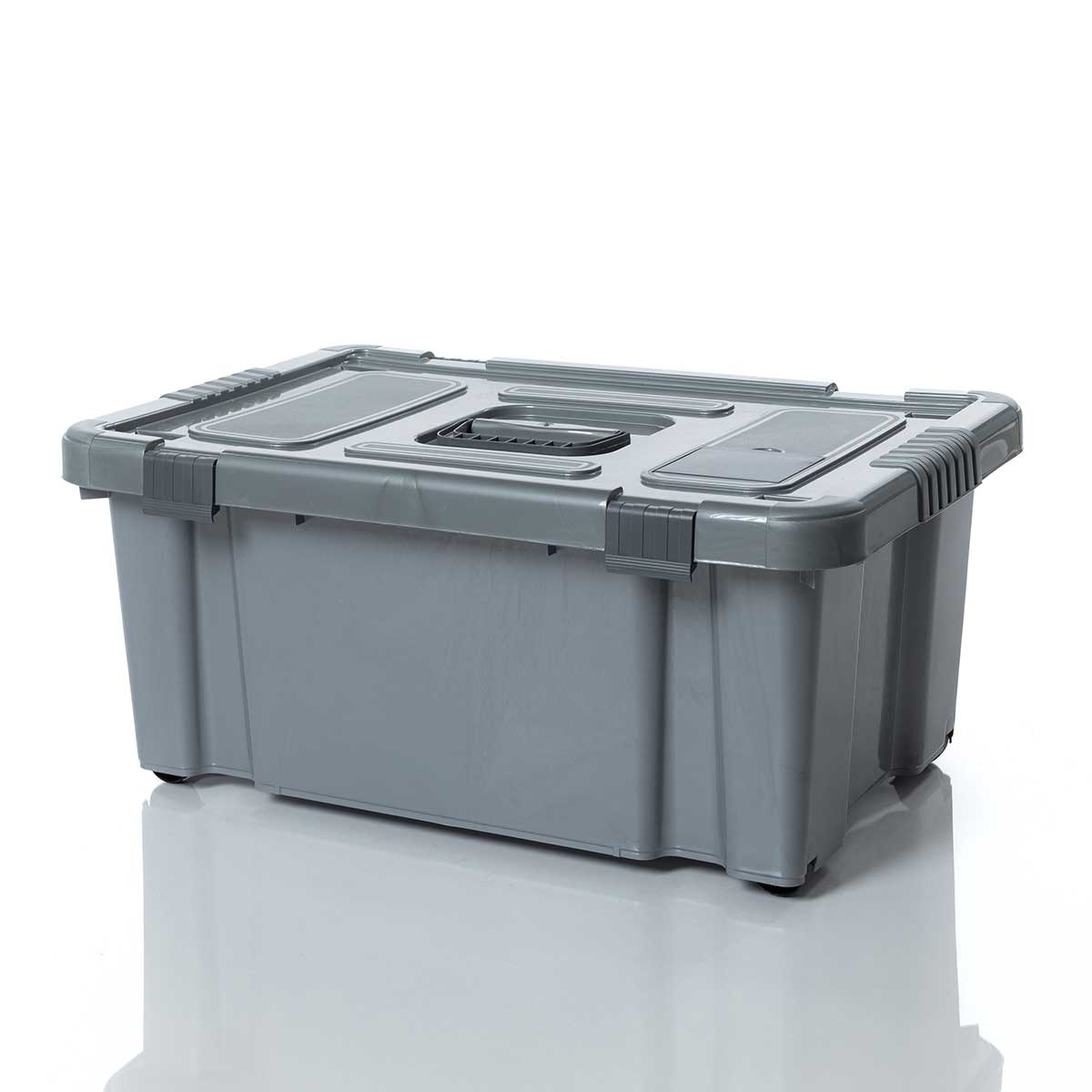 Caja de almacenaje EUROPA gris 40L