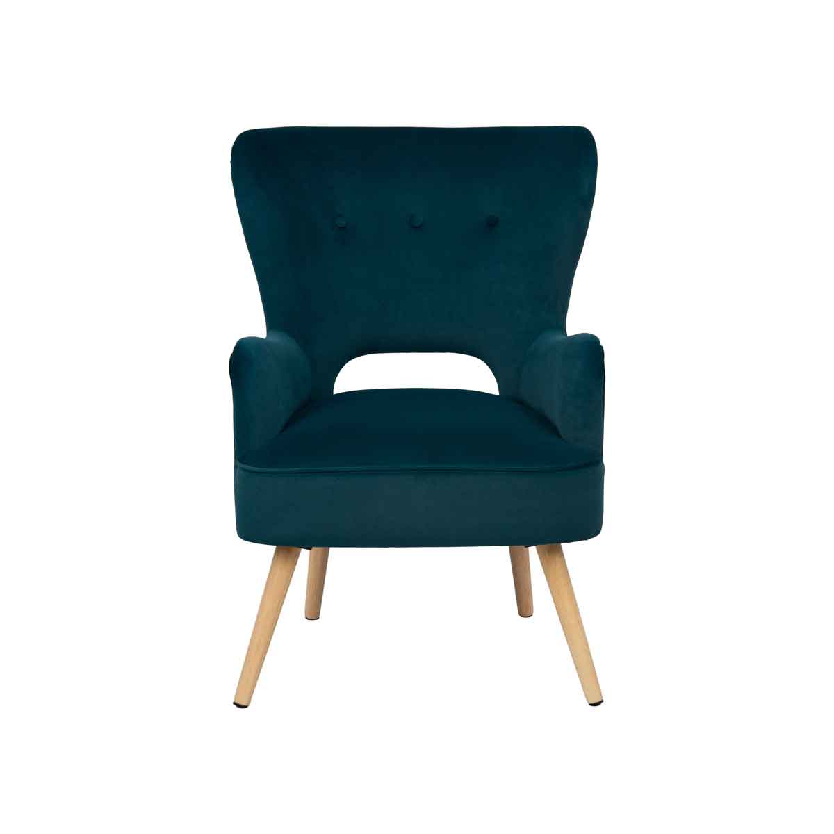 Sill&oacute;n THOR  azul de terciopelo