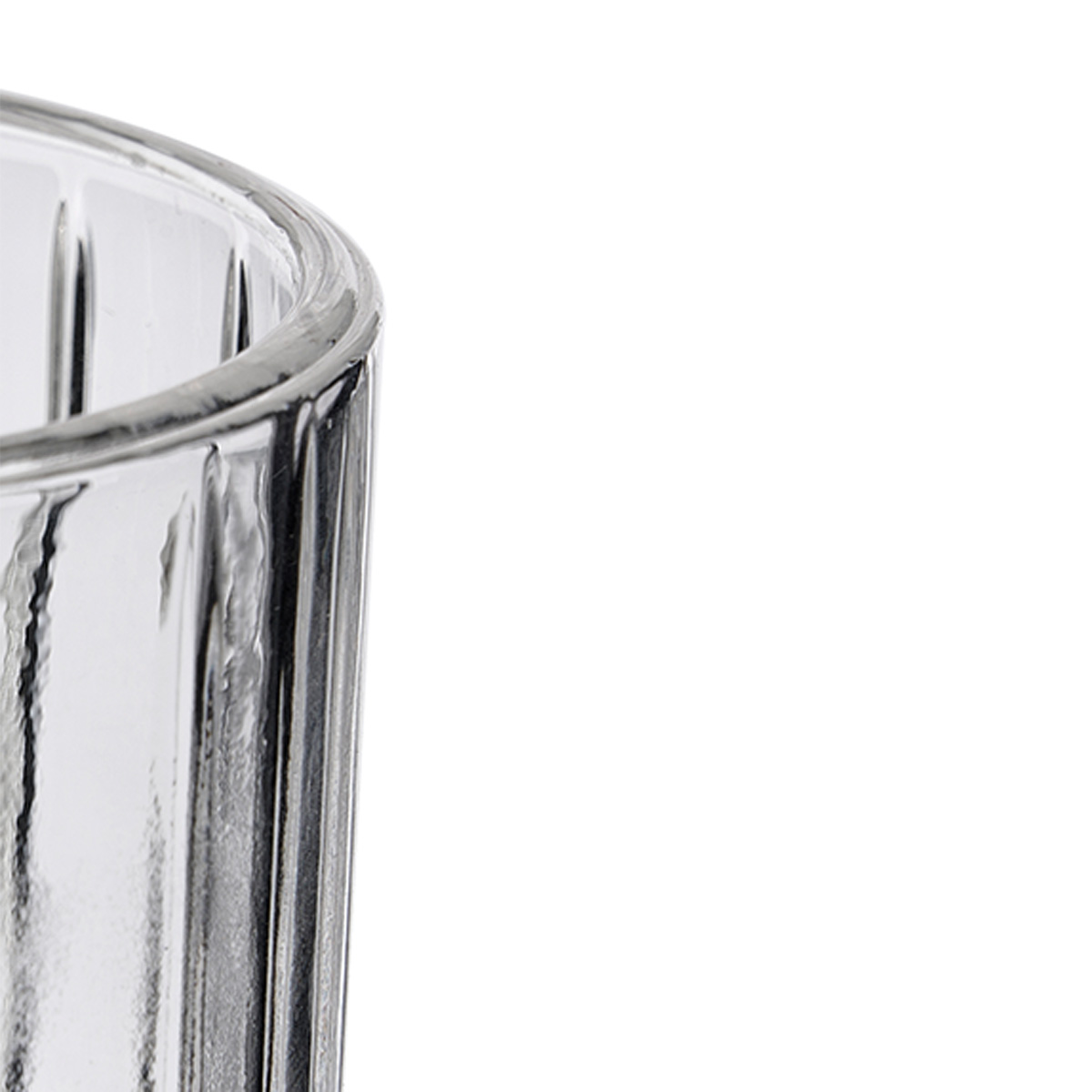 Vaso de agua rayas 350 ml de vidrio