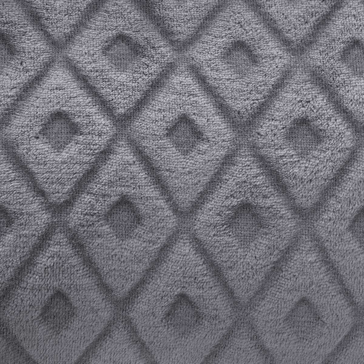 Manta Rombos 3D Gris 180x230Cm