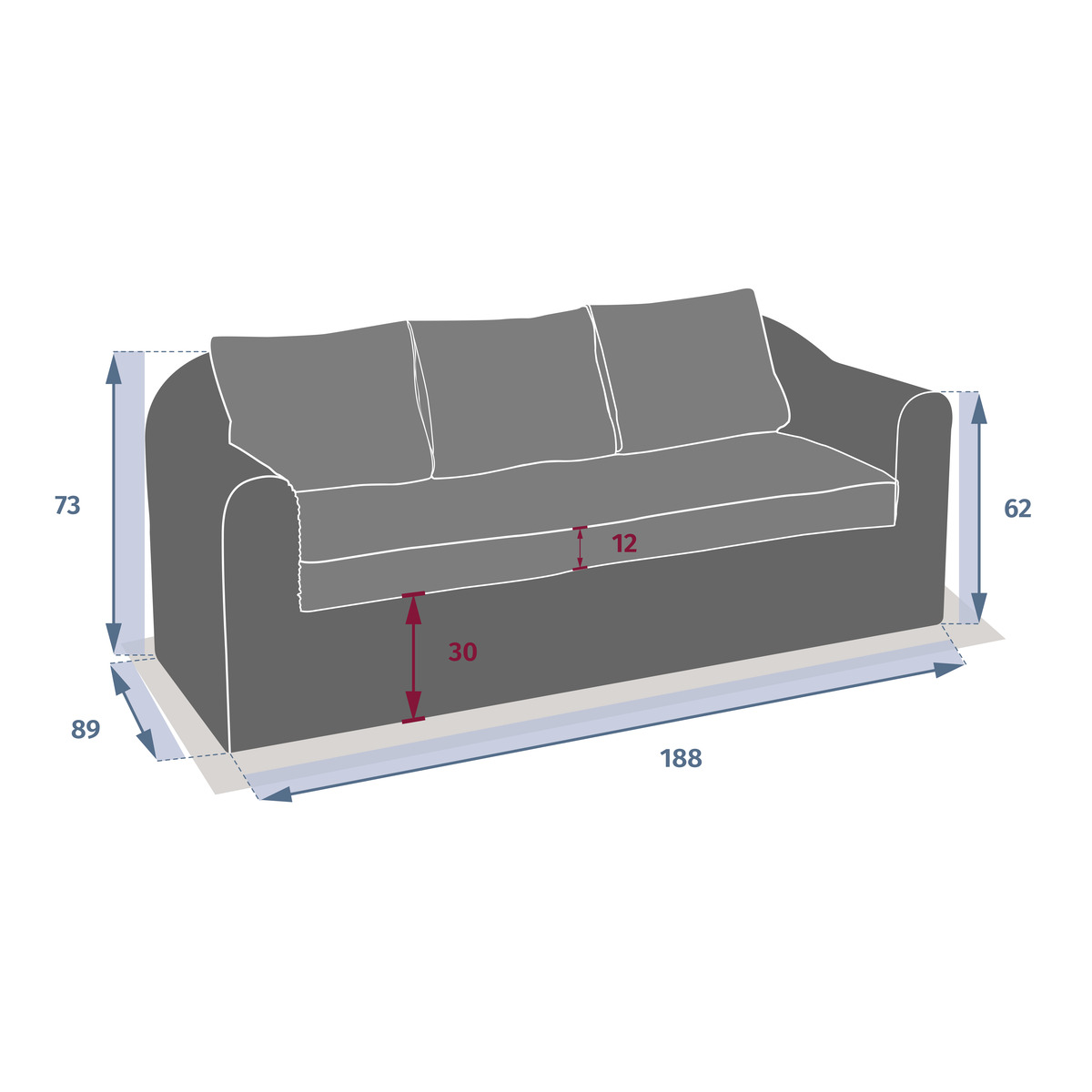 Juego de jardín MOORÉA savana de ratán sintético 