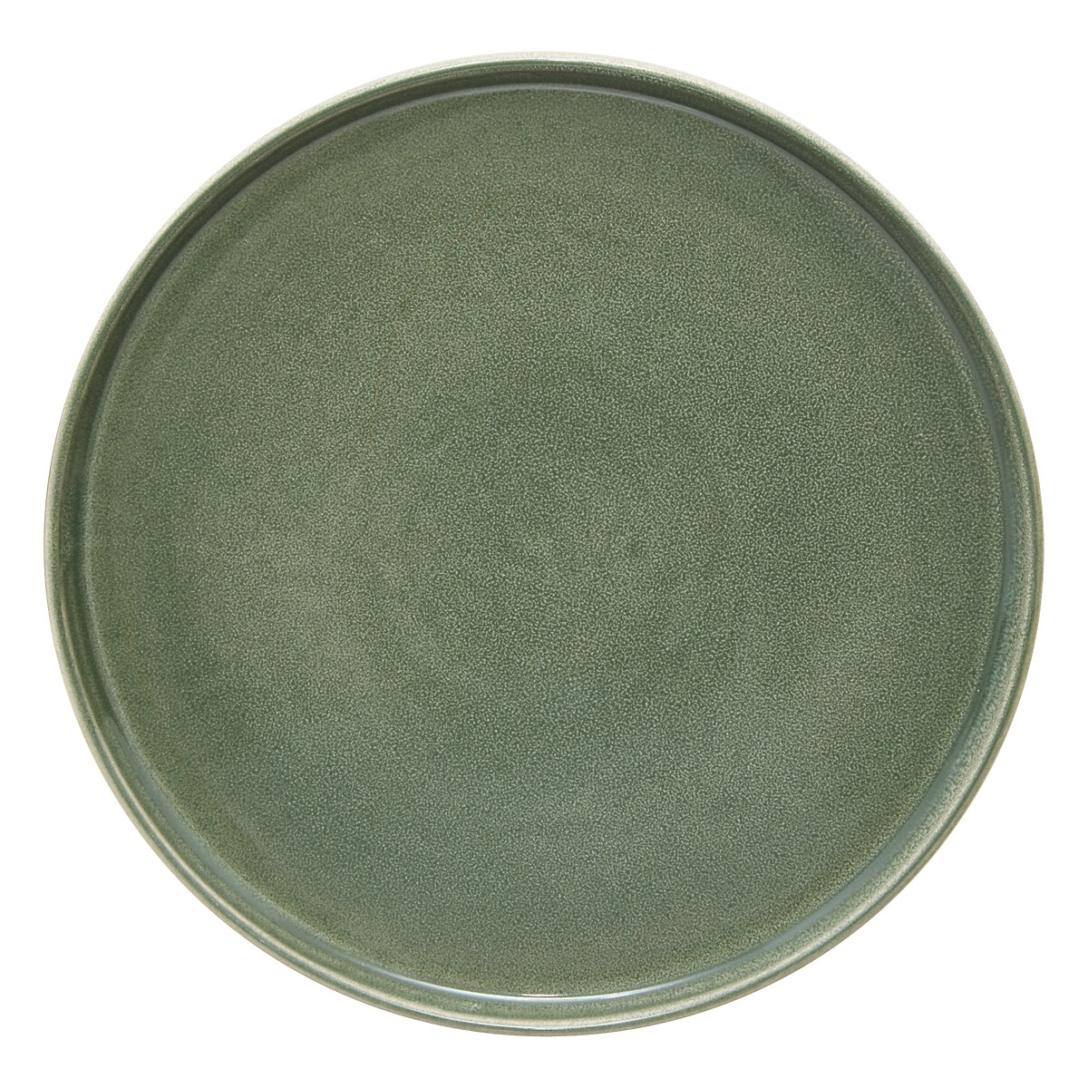 Plato llano TERRE INC verde 27cm