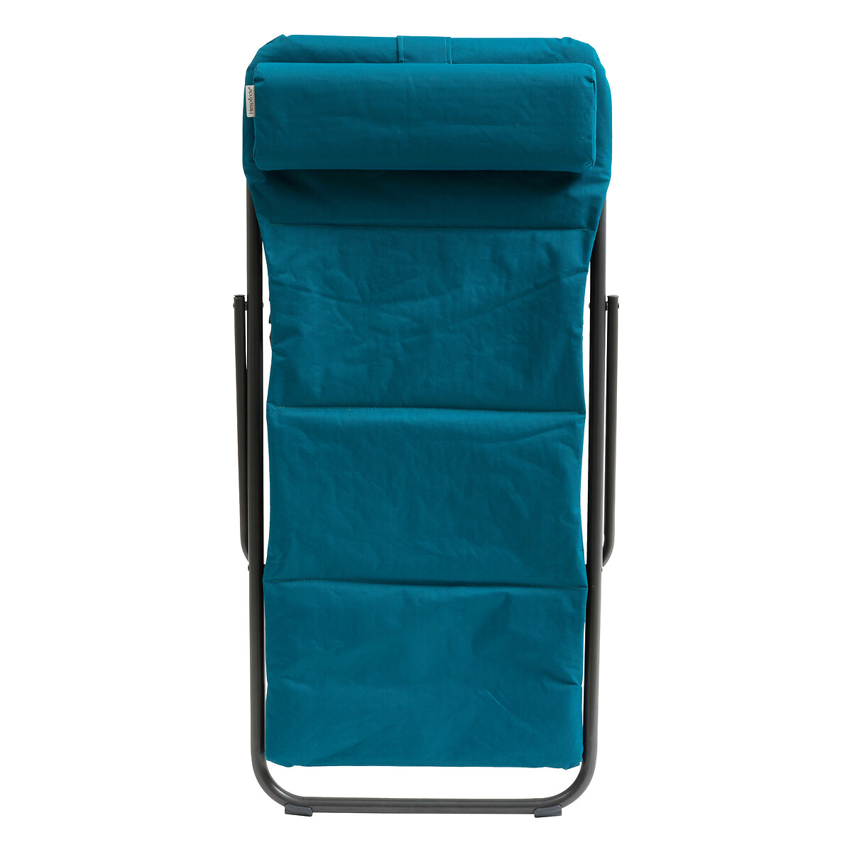 Sillón relax JUBBA azul canard y gris grafito