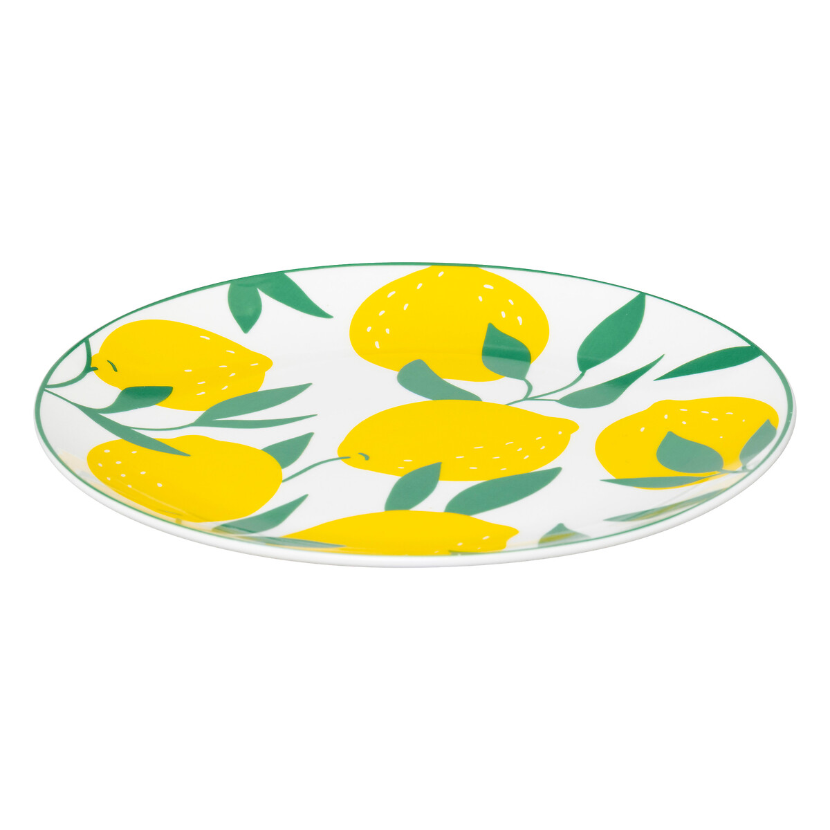 Plato de postre de porcelana CITRONS 19cm