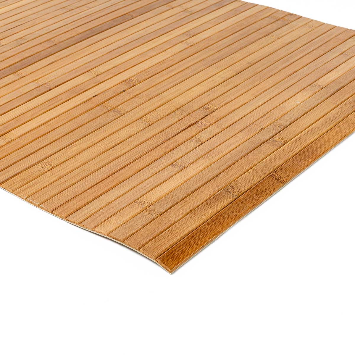 Alfombrilla de ba&ntilde;o de bamb&uacute; 50x80cm