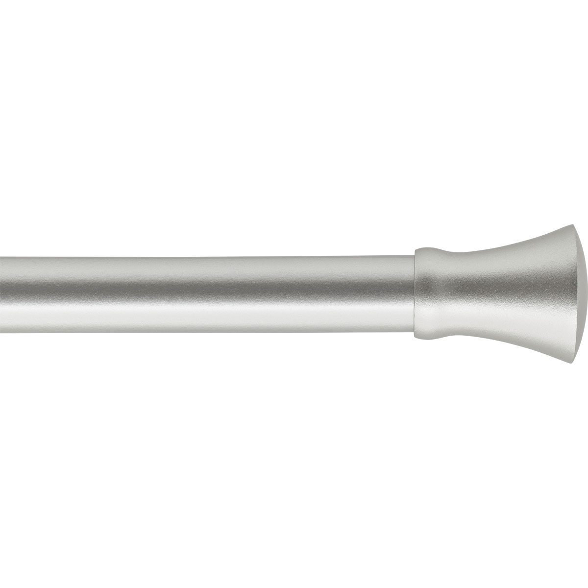 Set barra extensible BALZAC plateado 120-210cm