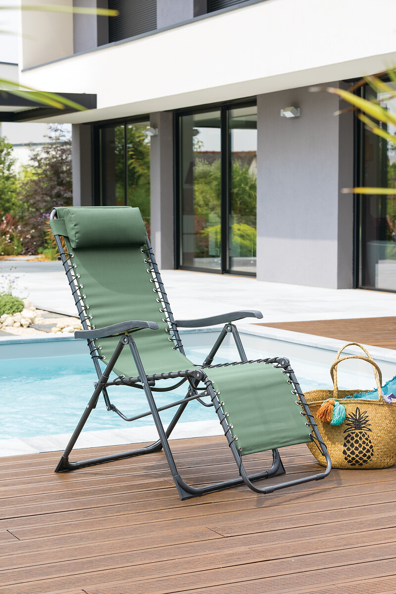 Silla relax SILOS verde oliva