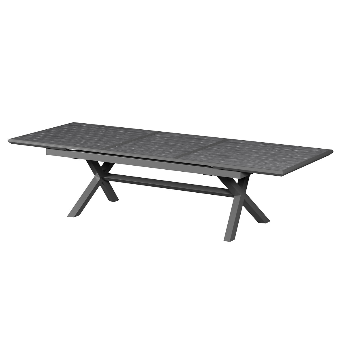 Mesa extensible AXIOME gris ardósia 250-330cm