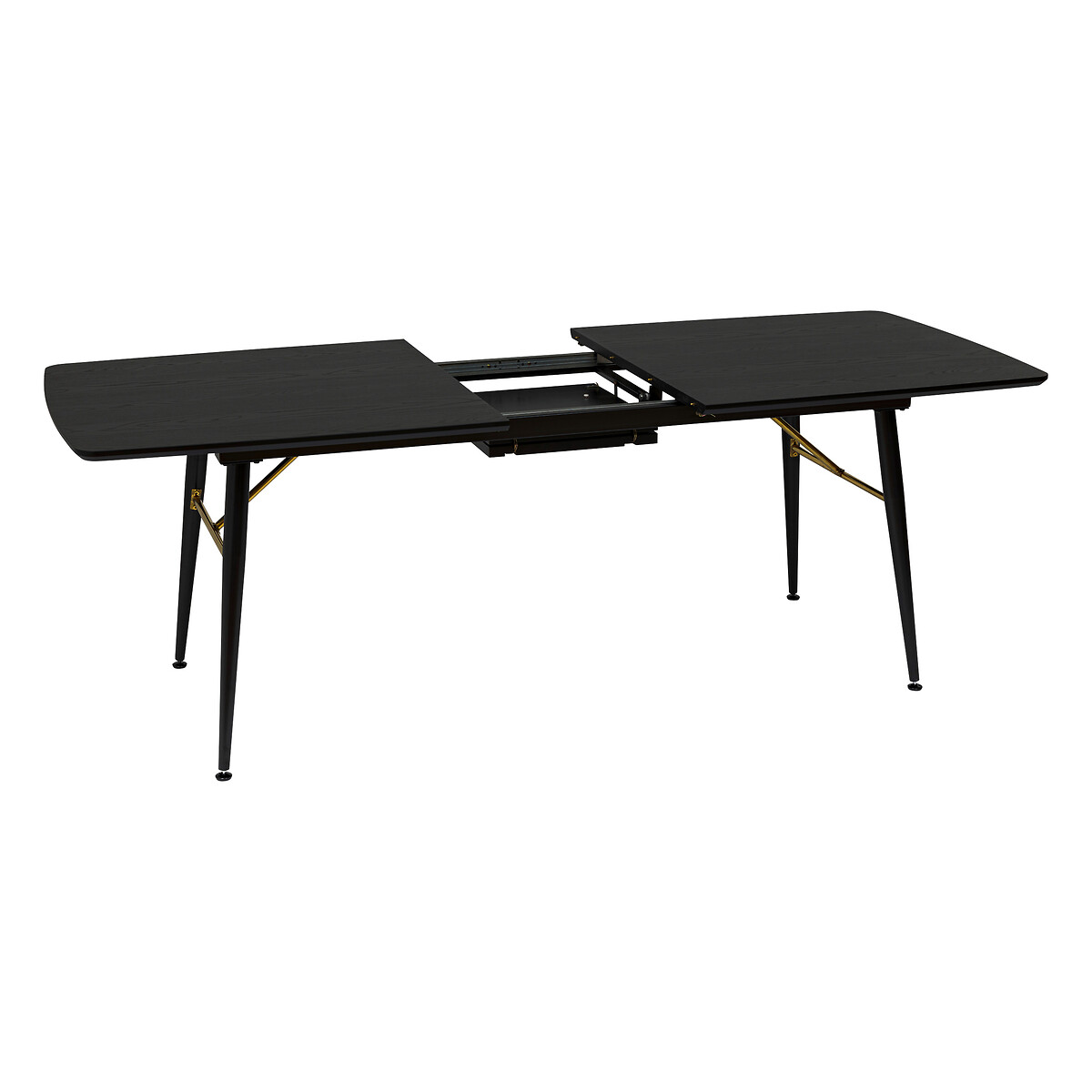 Mesa de comedor extensible AUBREY negra