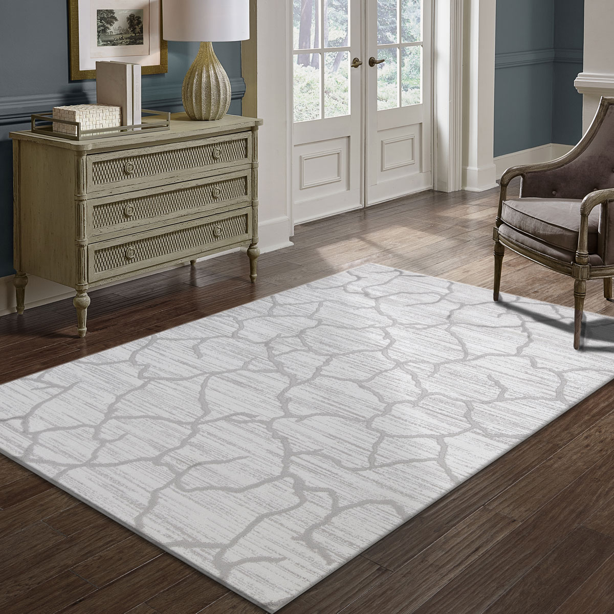 Alfombra Weston Gris 133x190cm