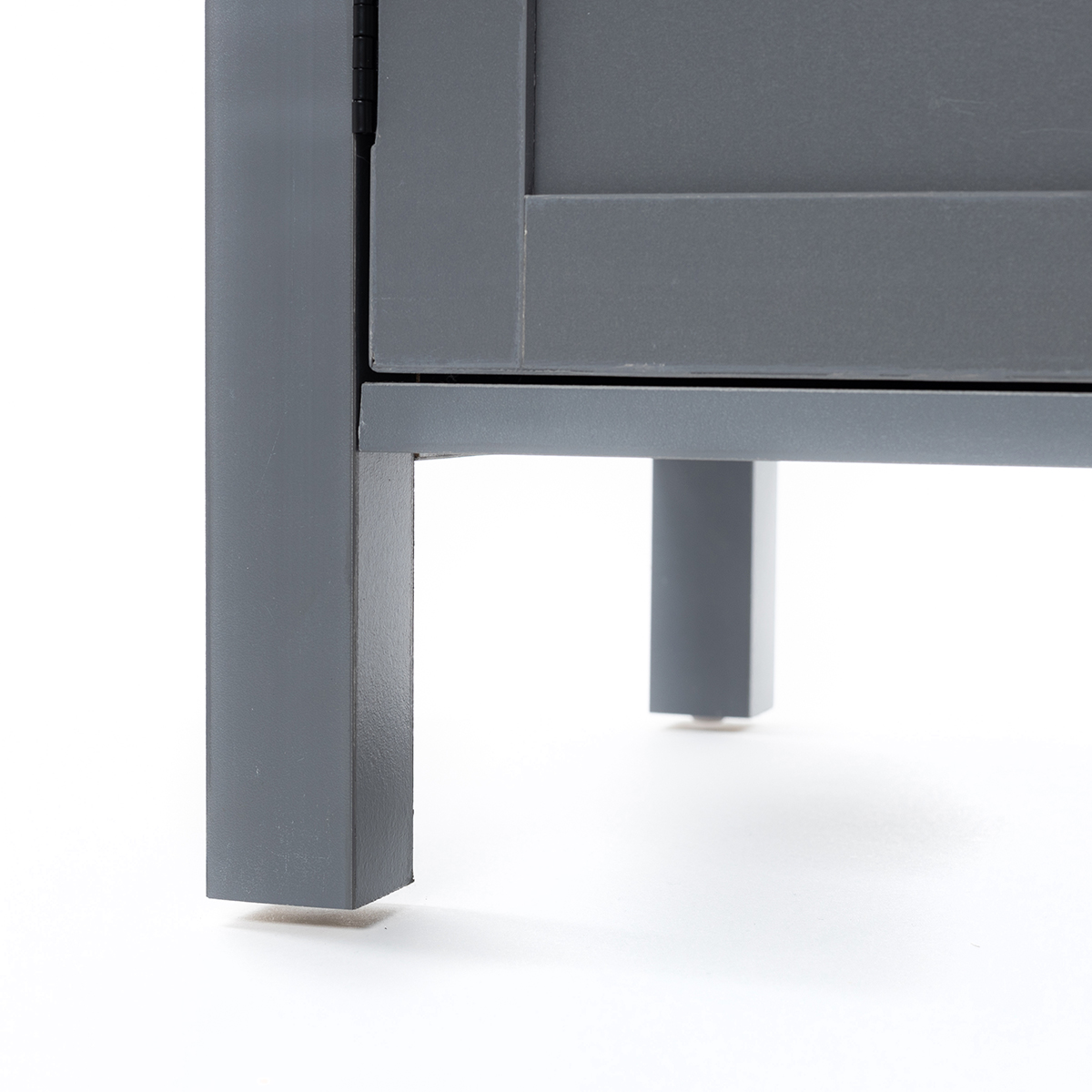 Banco Con Almacenaje Gris