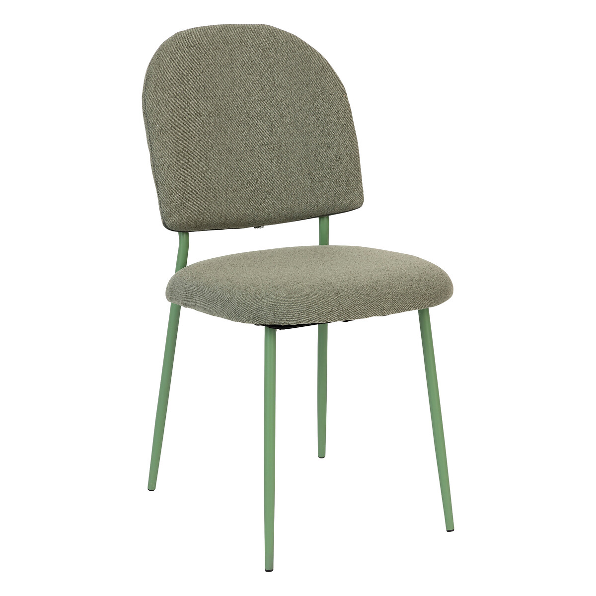 Silla KAMILI de tejido verde