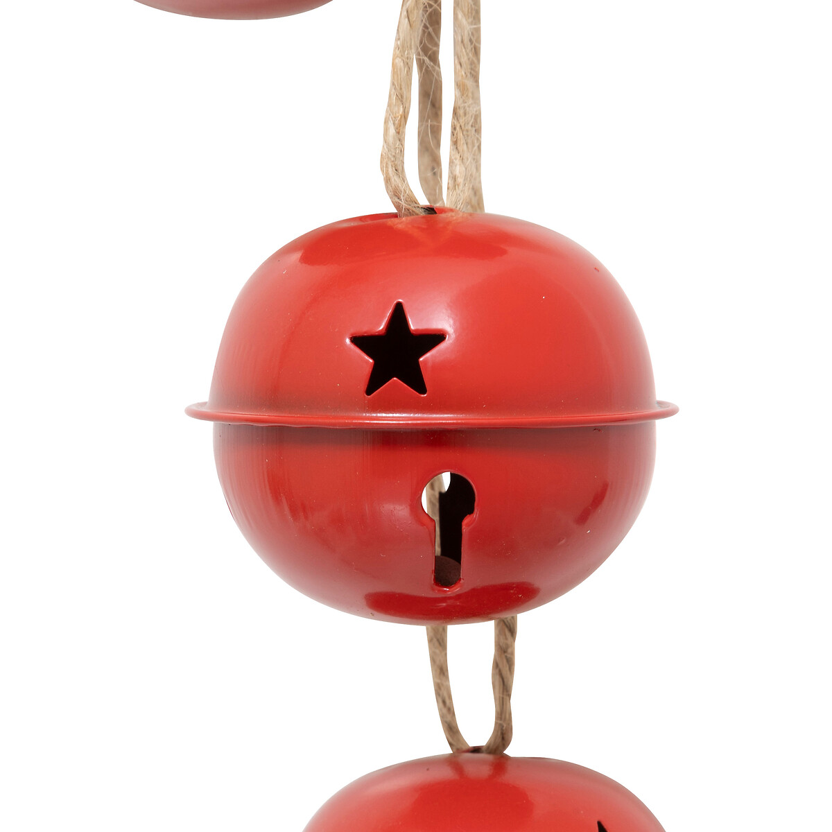 Adorno navide&ntilde;o de campanas rojas 55cm 