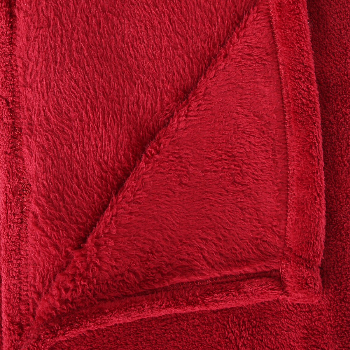 Manta Microfibra Roja 125x150Cm