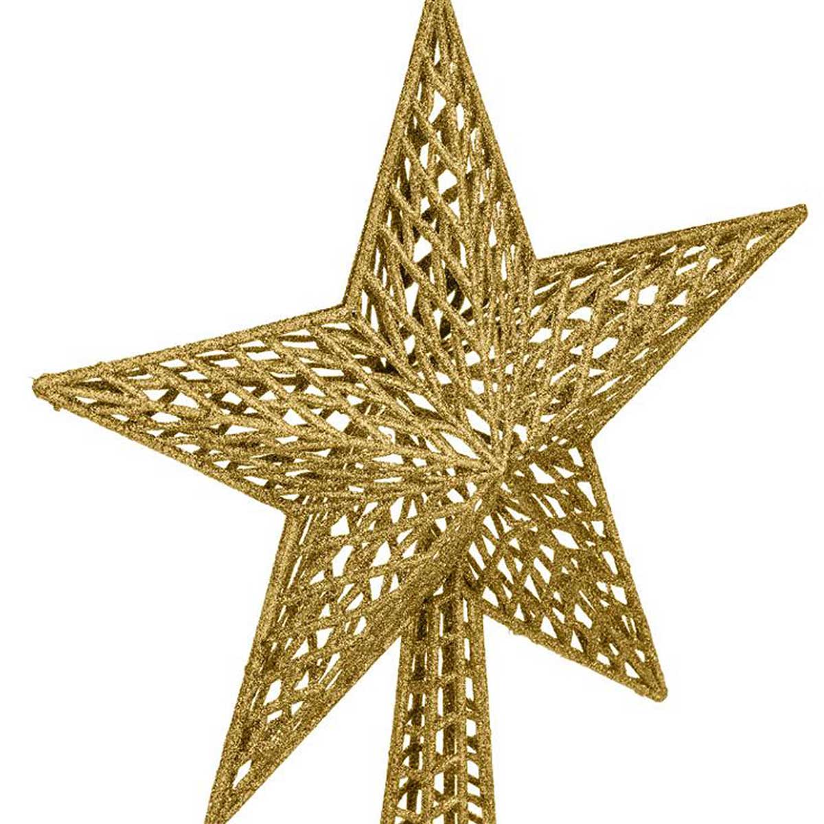 Estrella Dorada Para Copa De &Aacute;rbol 38cm