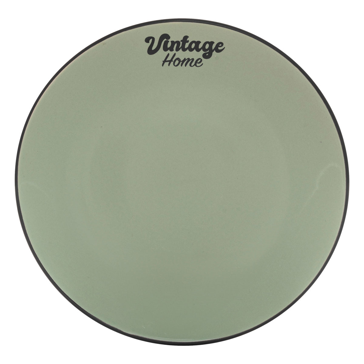 Plato de postre BE VINTAGE verde 20cm