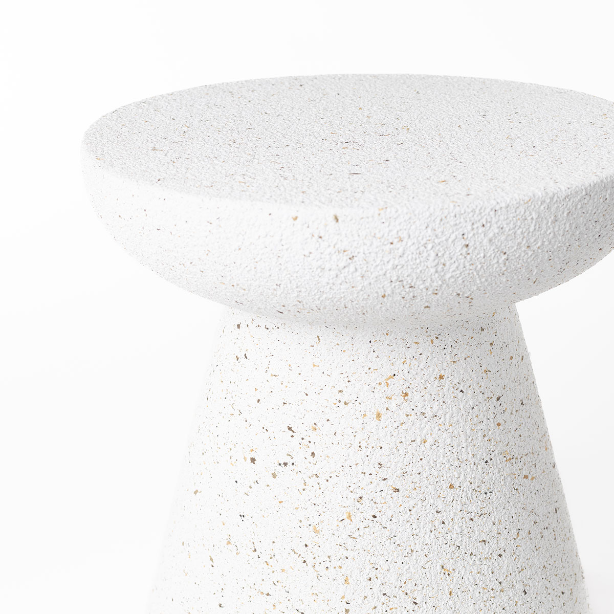 Mesa auxiliar blanca 40cm