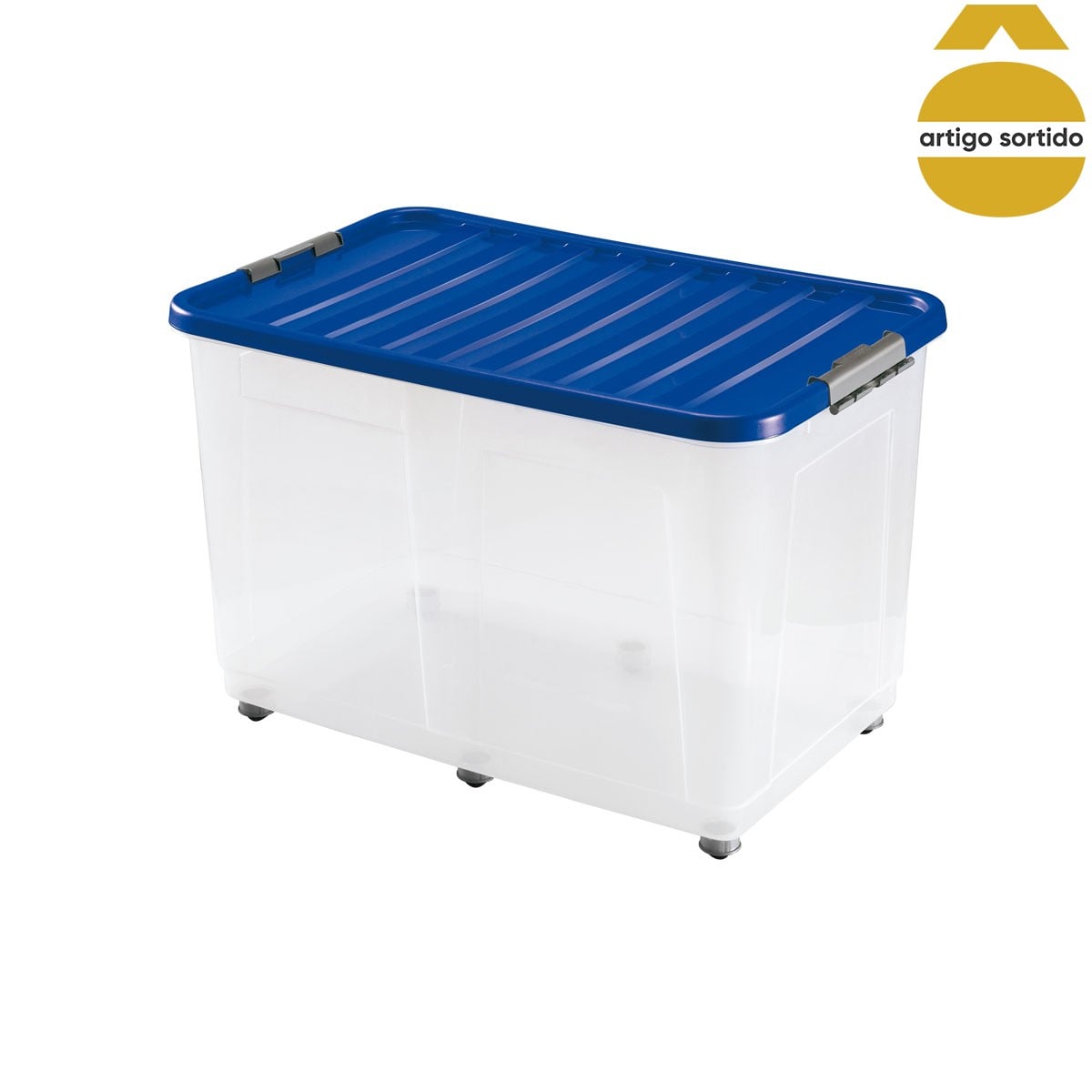 Caixa De Arruma&ccedil;&atilde;o Com Rodas 150l