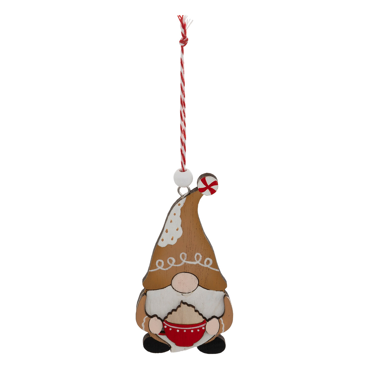 Set De 3 Adorno navide&ntilde;os Gnomo 10cm 