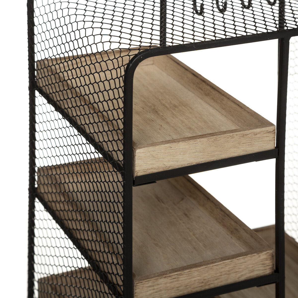 Porta Bijuteria Em Metal Preto Arty