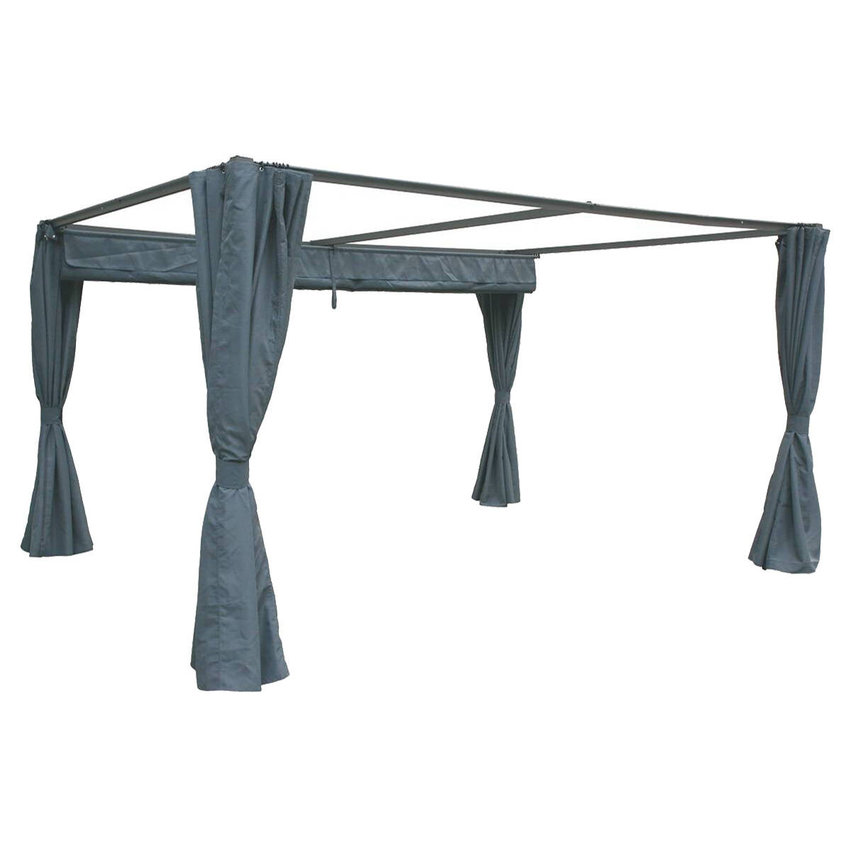 P&eacute;rgola PALMEIRA gris ardosia 3x4m
