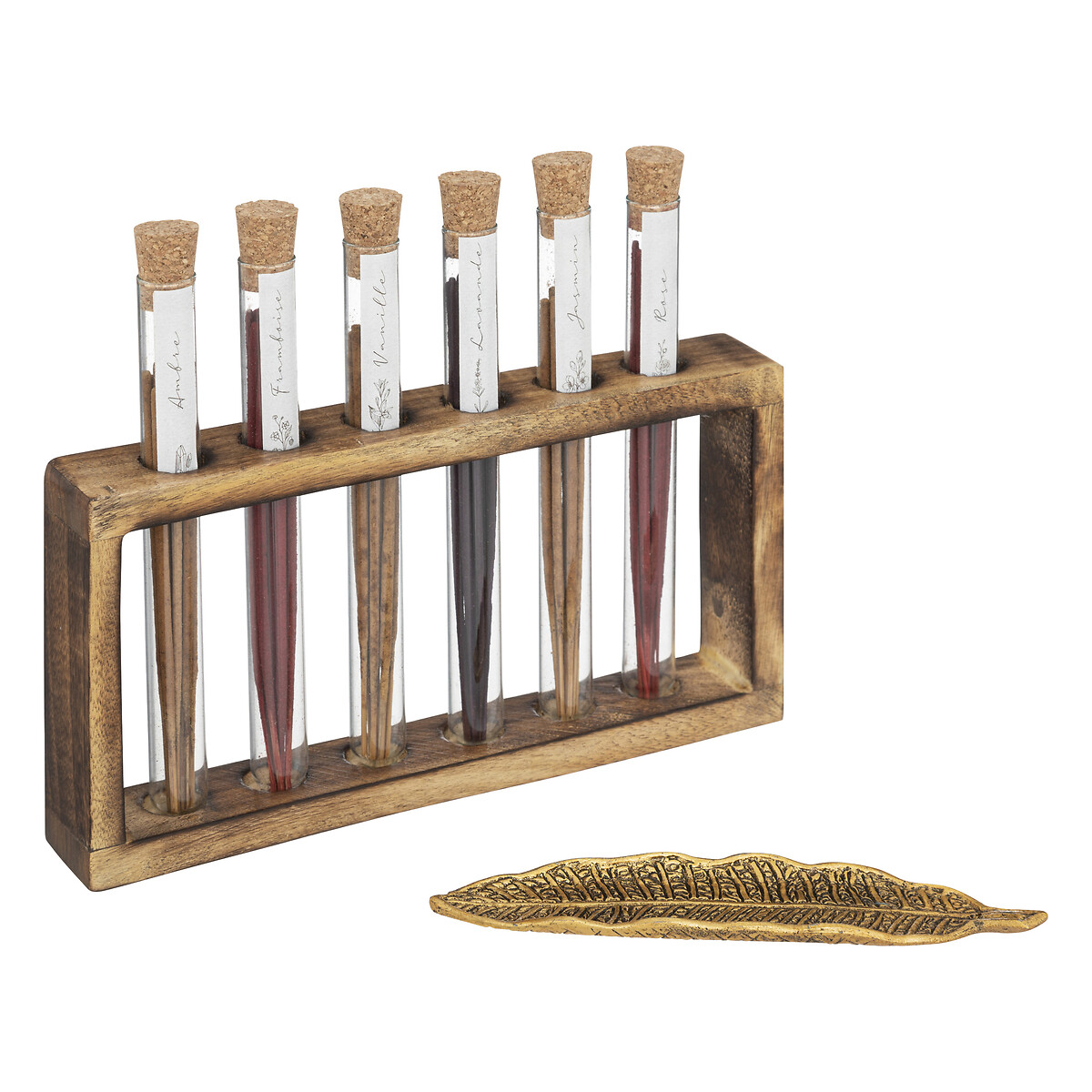 Set 6 inciensos c/soporte y quemador NAMASTE