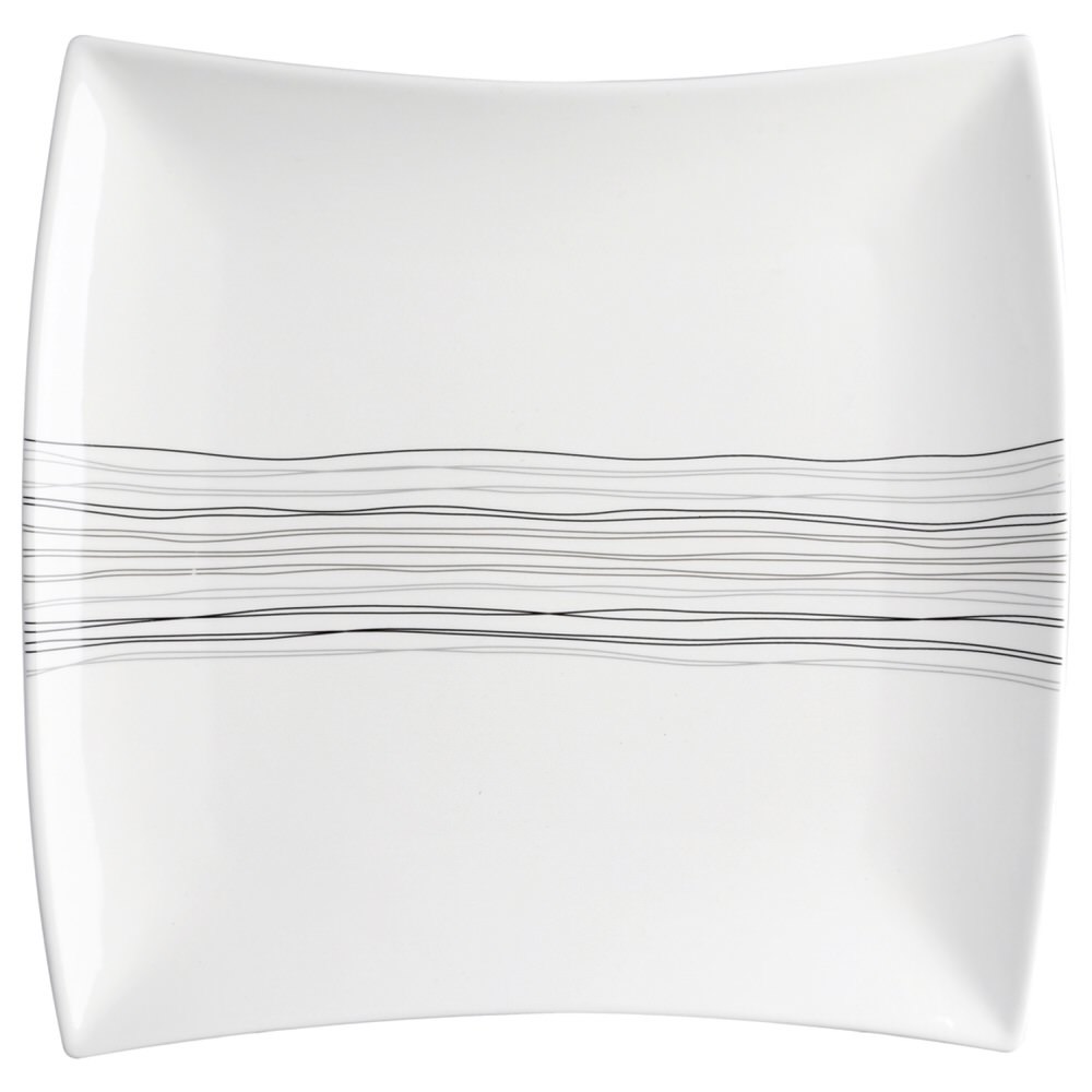 Plato Llano Cuadrado 26x26Cm