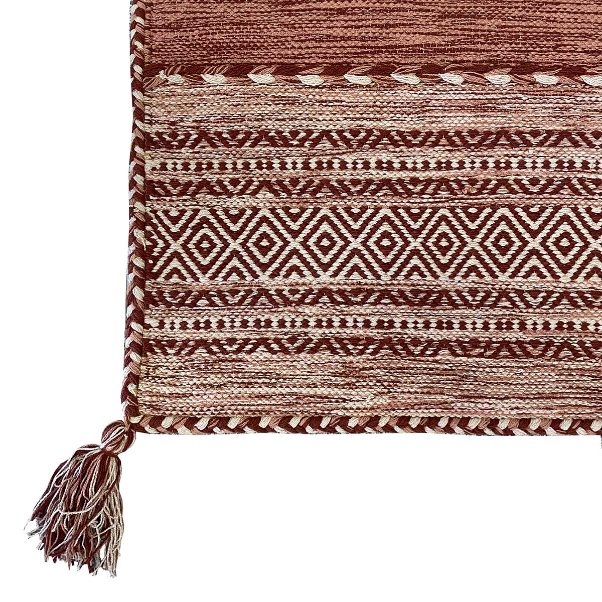 Alfombra Tribal Rosa 140x190Cm