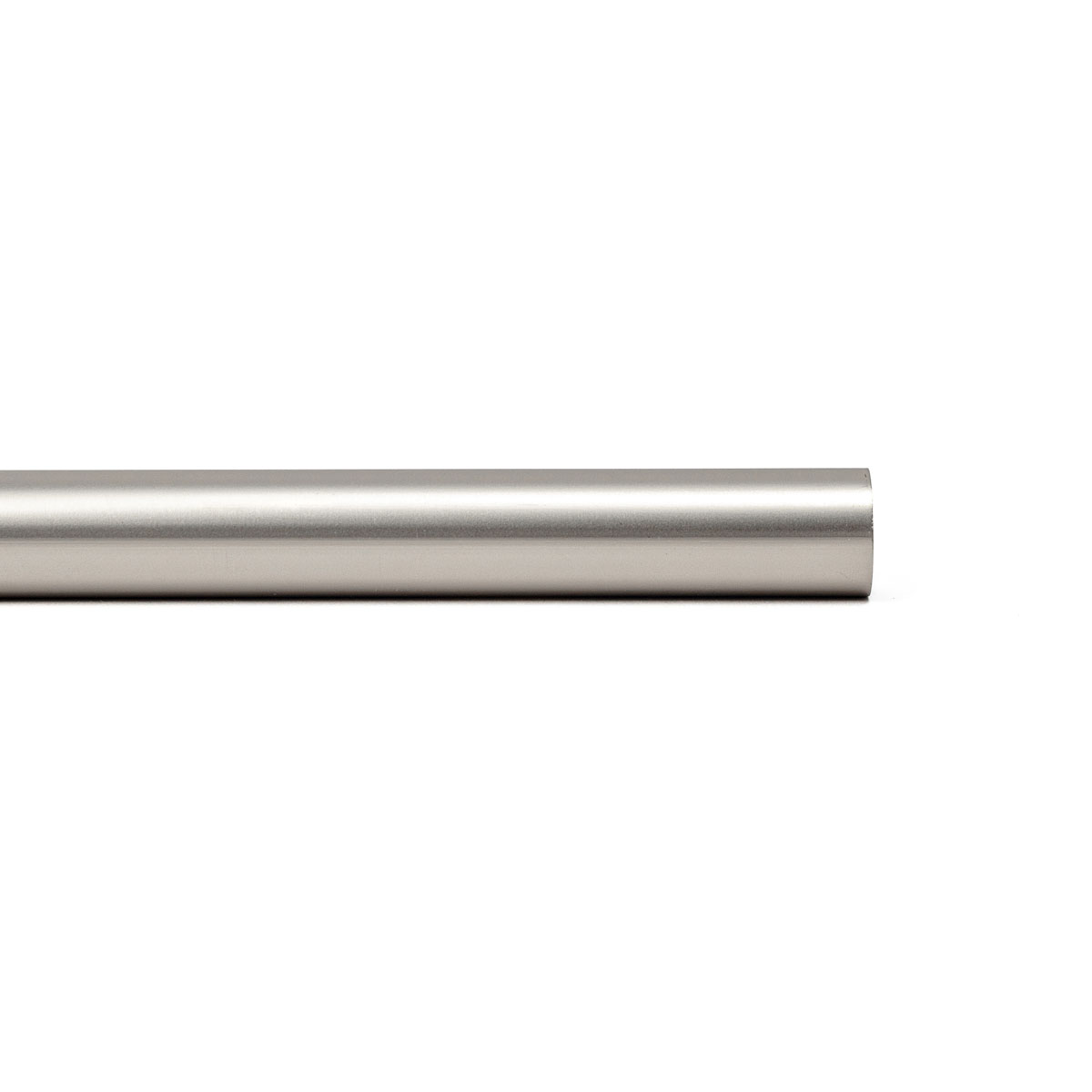 Tubo De Ferro Forjado Prateado Fosco 250cm