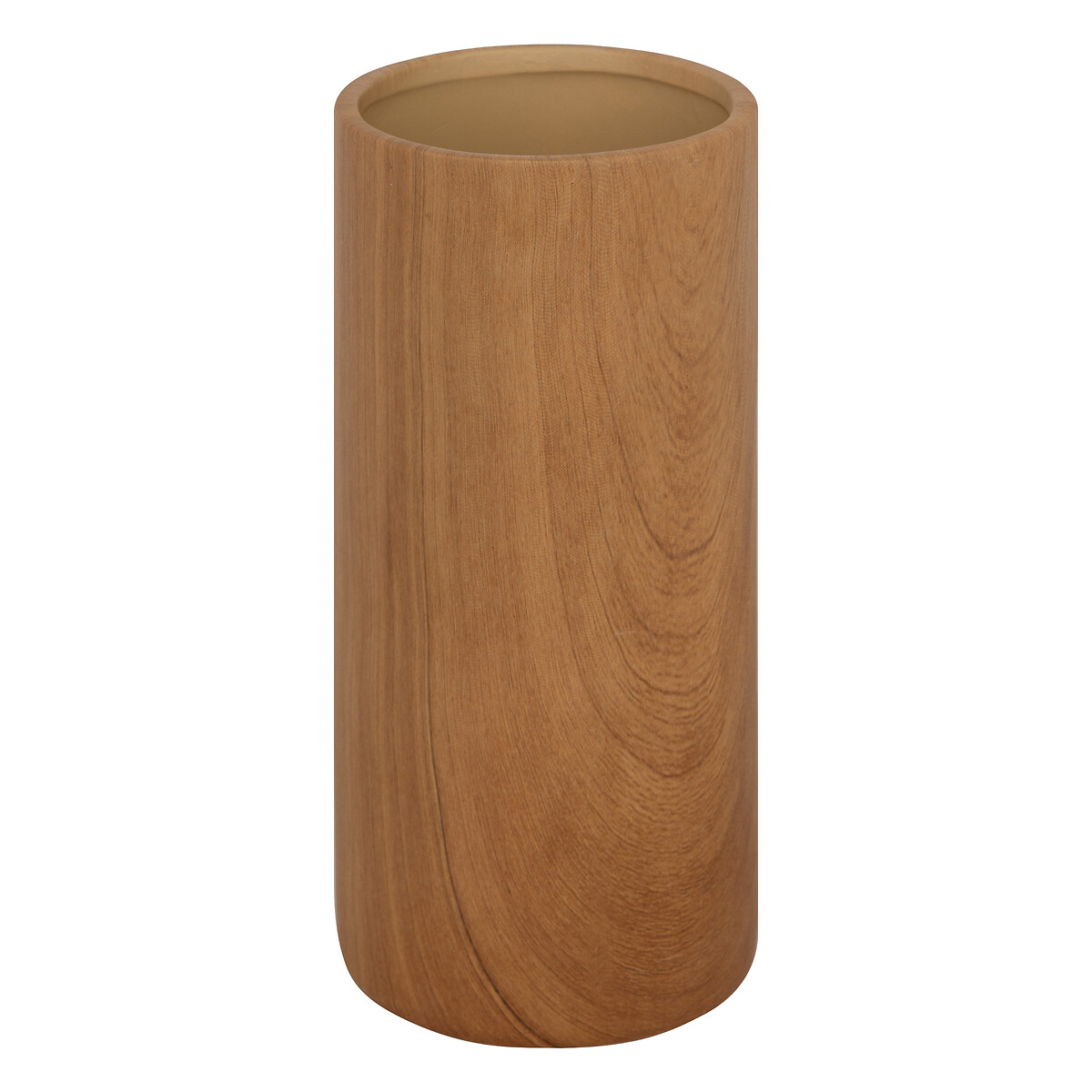 Jarr&oacute;n SOA de cer&aacute;mica efecto madera 20cm
