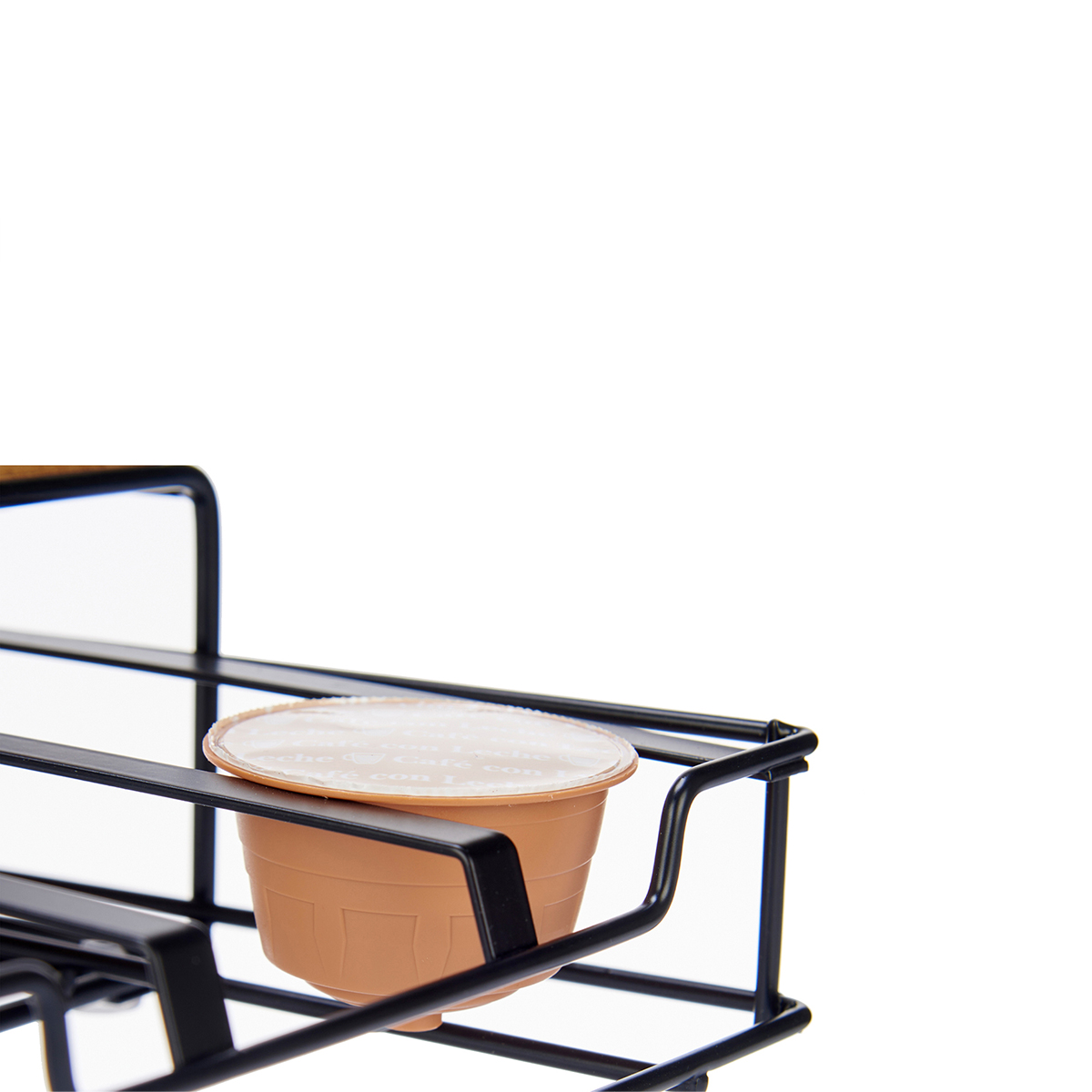 Portac&aacute;psulas  Caf&eacute; Metal/Bamb&uacute; 15 Pzas 