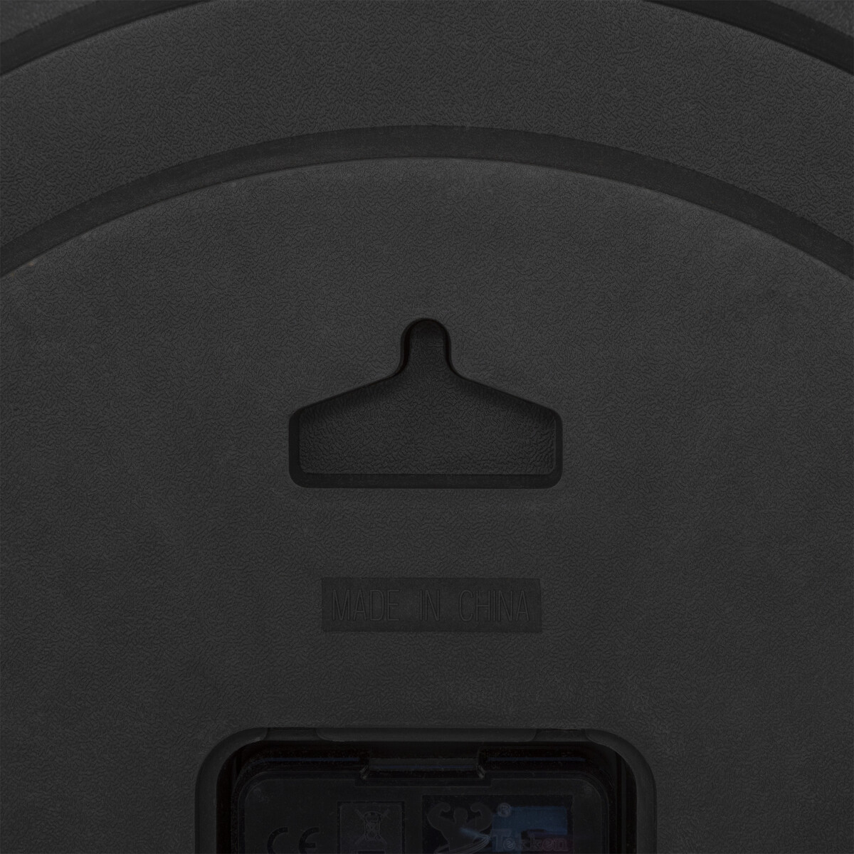 Reloj de mesa negro MECA