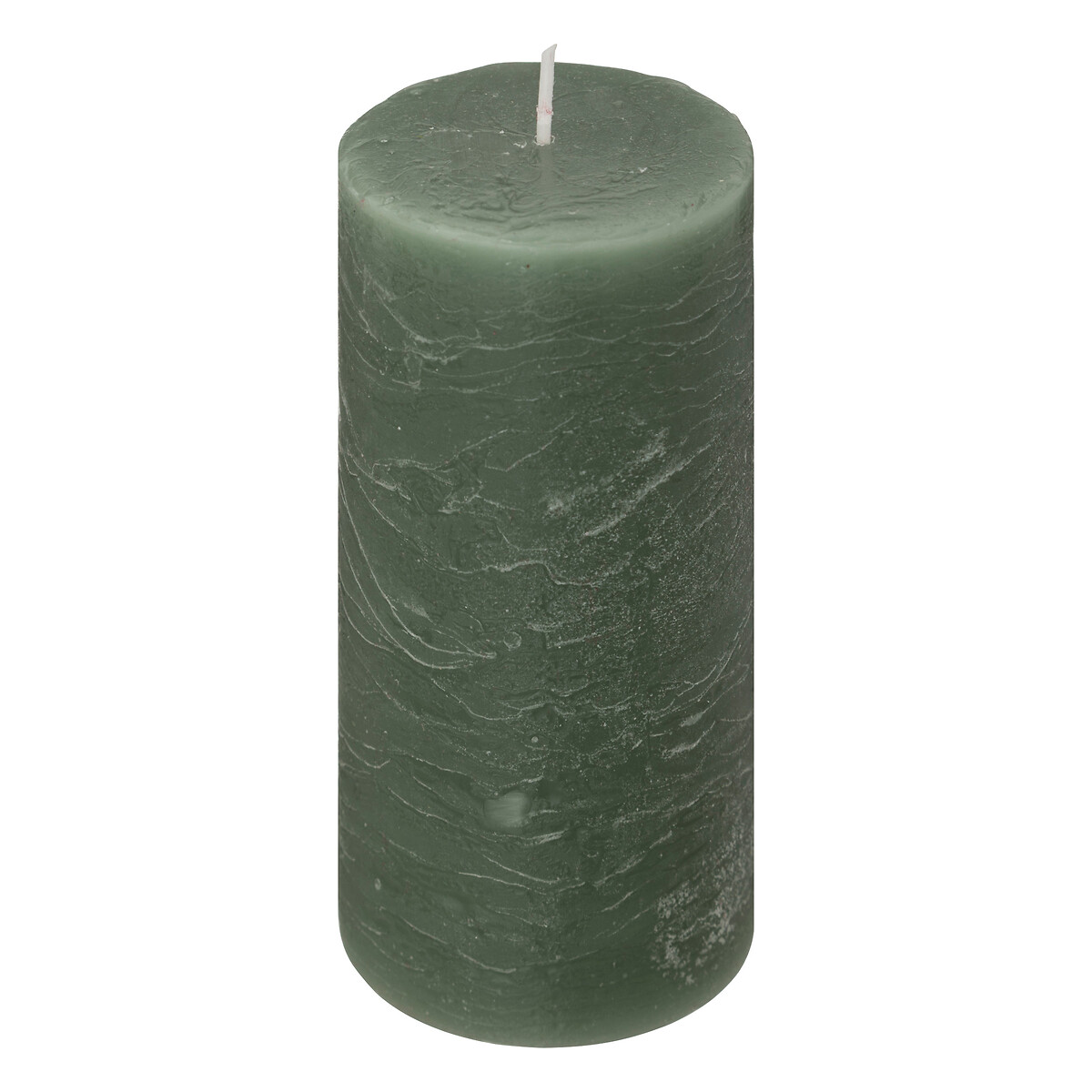 Vela Pilar Olia Verde 14cm