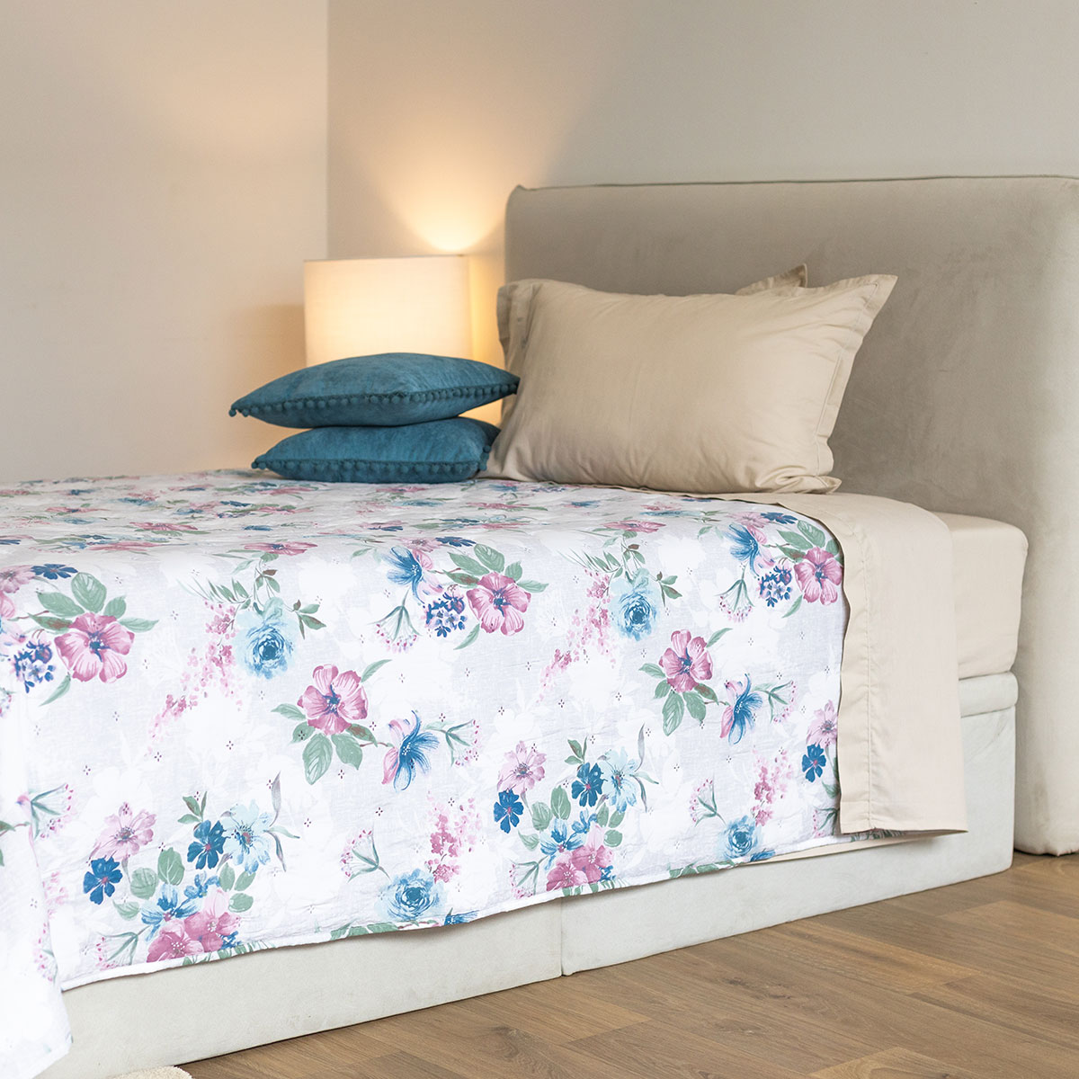 Edredón flores ALBA 250x270cm