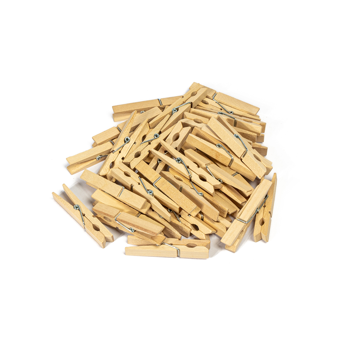 Conjunto De 36 Molas Para Roupa Em Madeira De Bétula