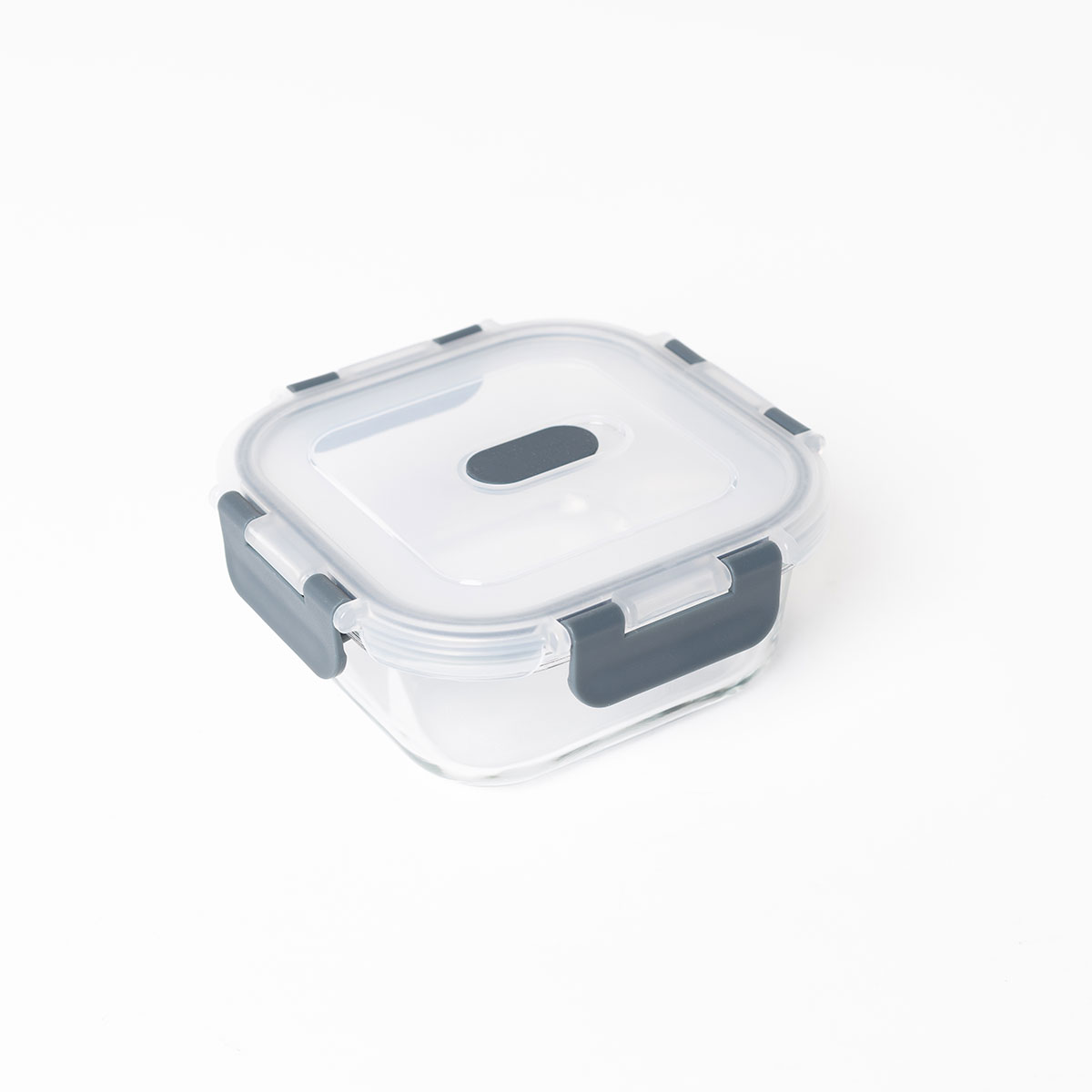 Herm&eacute;tico Cuadrado Vidrio 0.52L