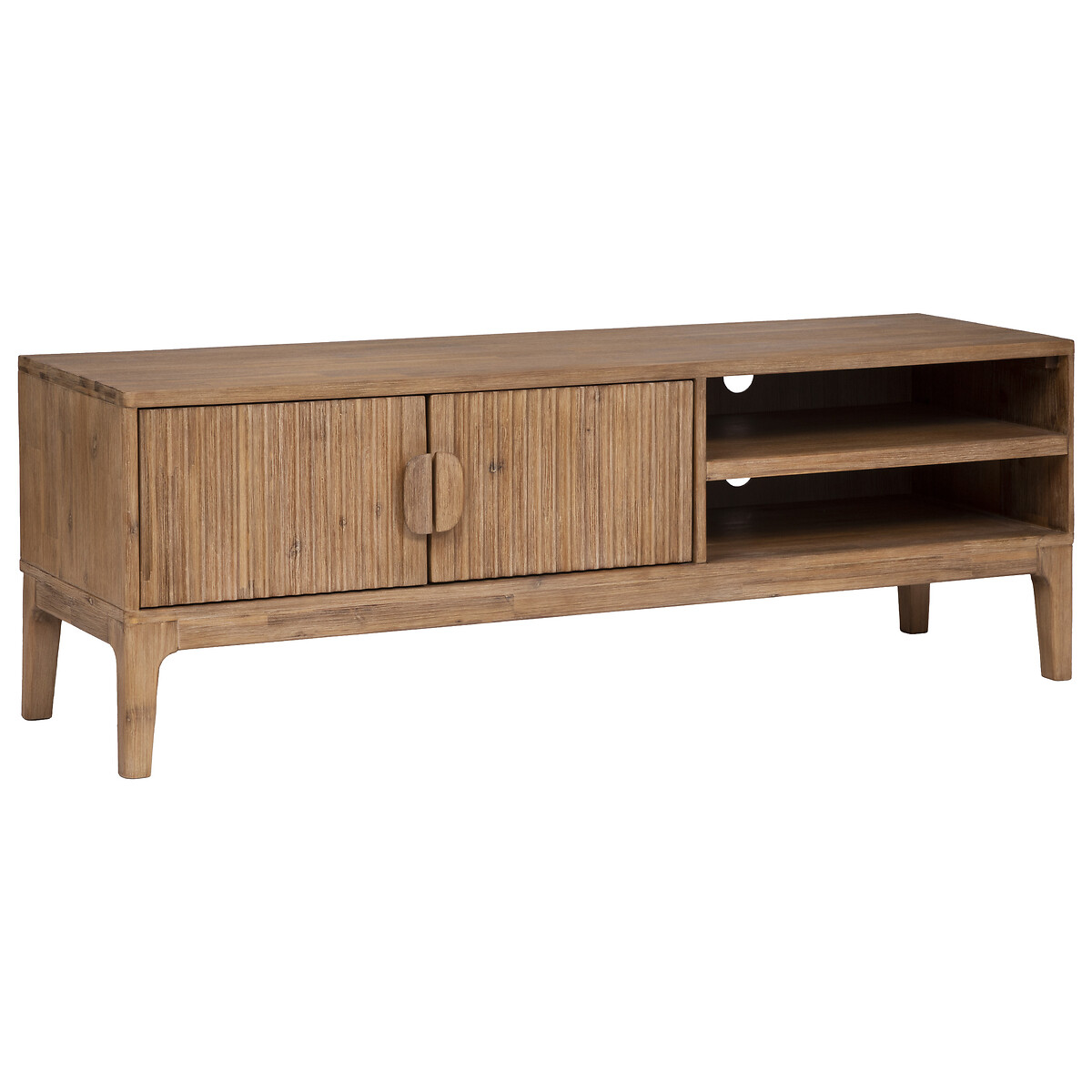 Mueble de tv SABOR marr&oacute;n de madera acacia