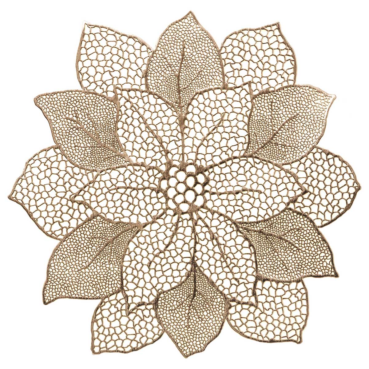 Mantel Individual Flor Dorada 44Cm